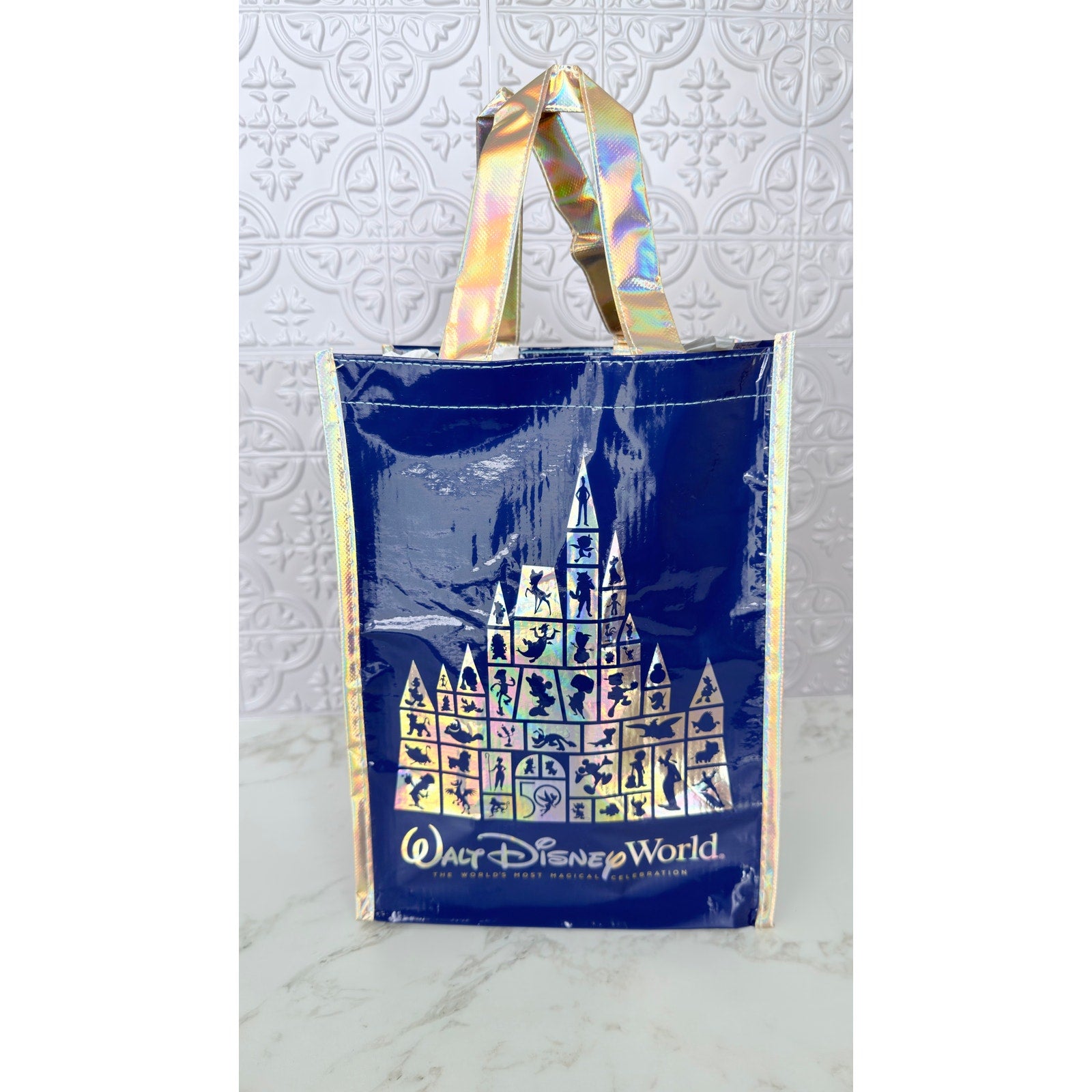 Walt Disney World 50th Anniversary Reusable Tote Bag - Small NEW