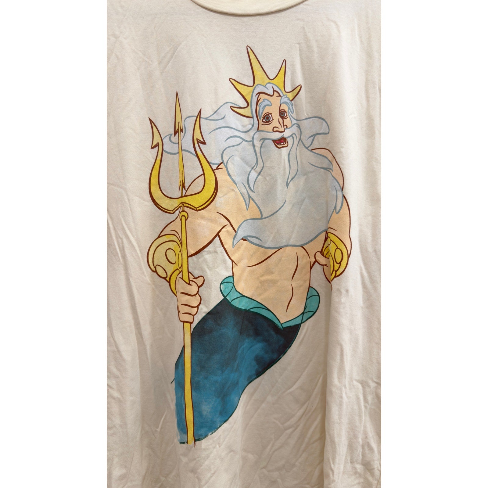 Disney Parks The Little Mermaid King Triton My Ocean My Rules T-Shirt NWT Large