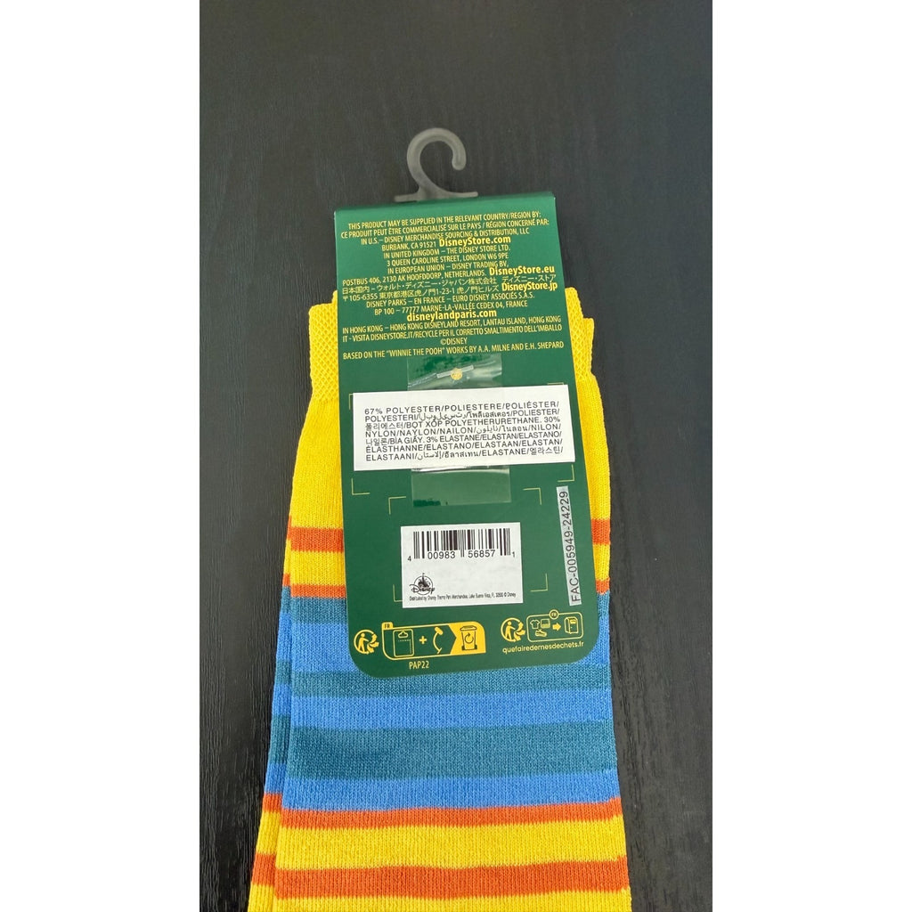 NEW Disney Winnie the Pooh Adult Striped Socks - One Size