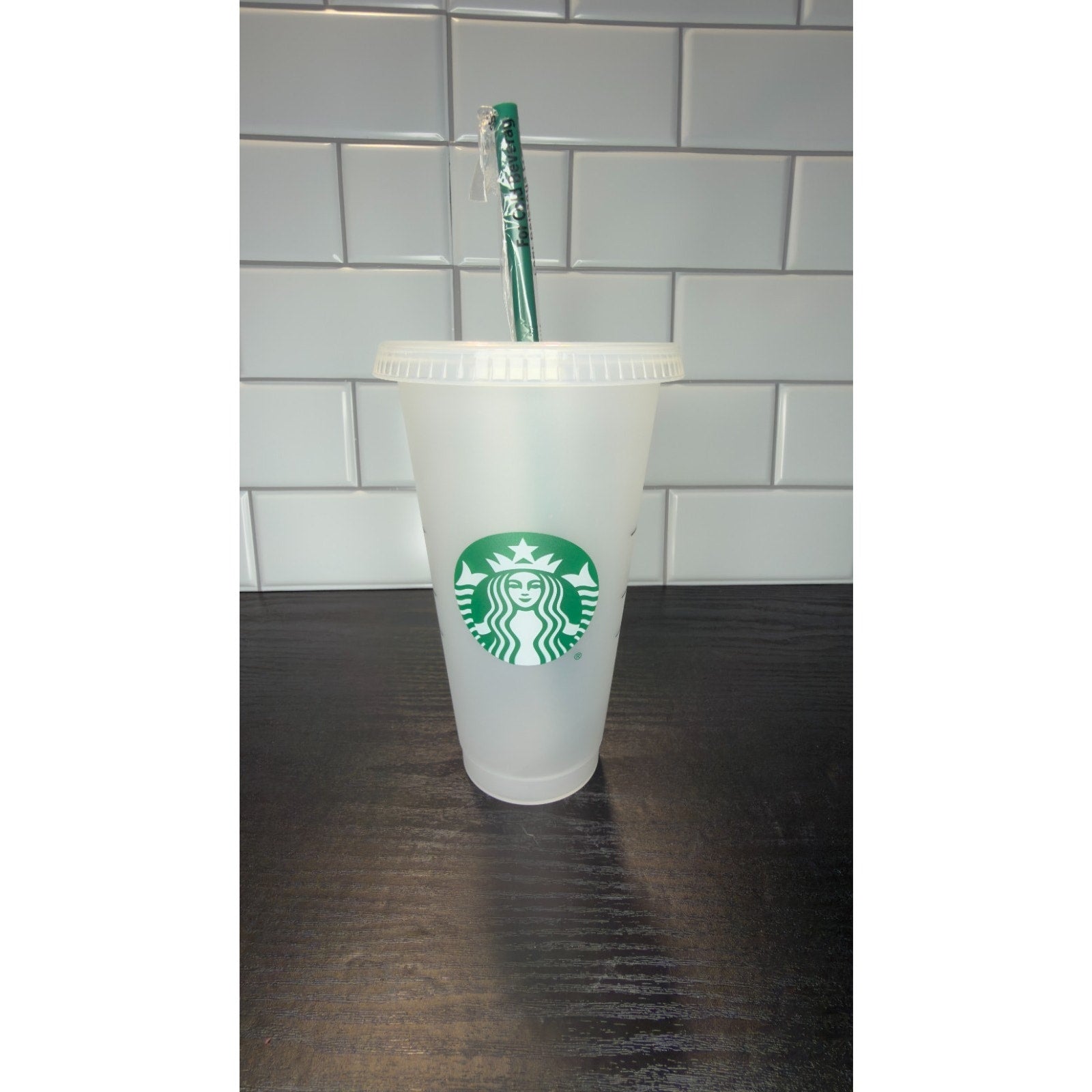 Starbucks Siren Logo Reusable Venti Cold Cup - 24oz - NEW
