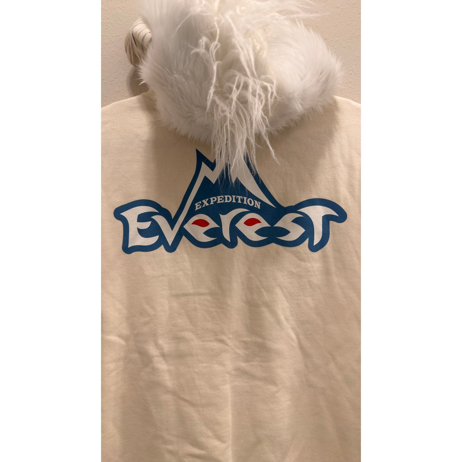 Disney Adult Hoodie Expedition Everest Yeti Large NWT