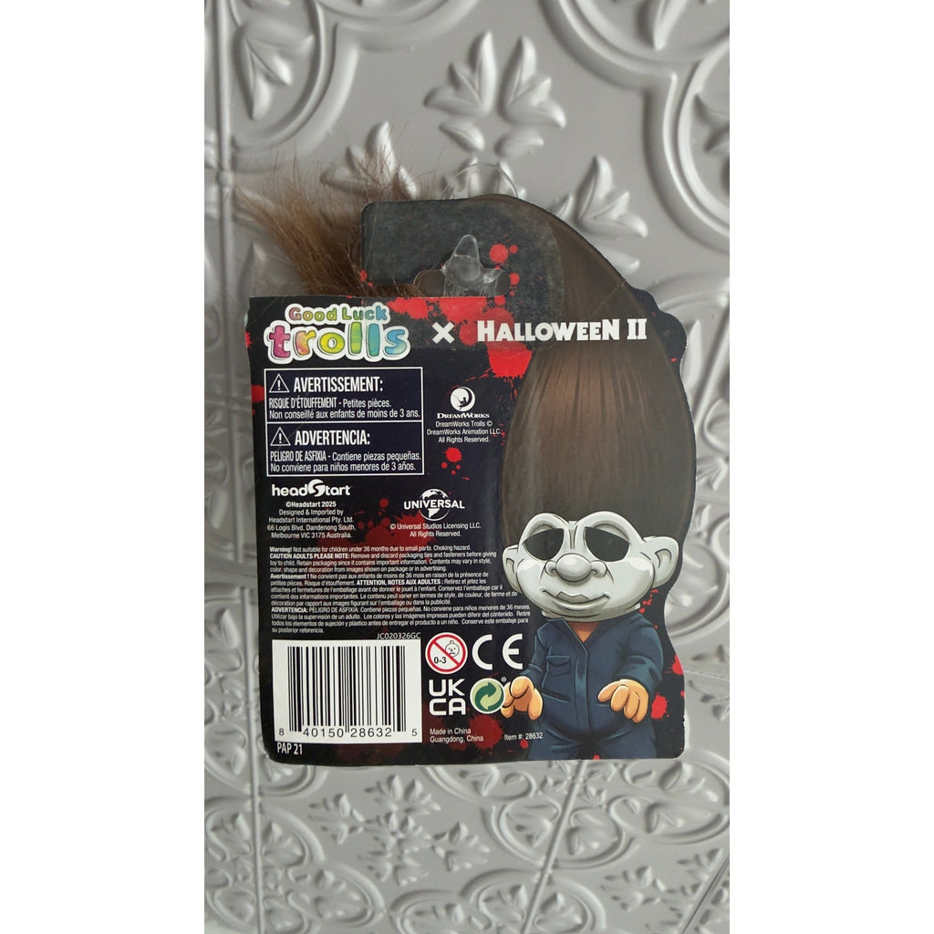Good Luck Trolls x Halloween II Michael Myers Movie Icons Figure NEW