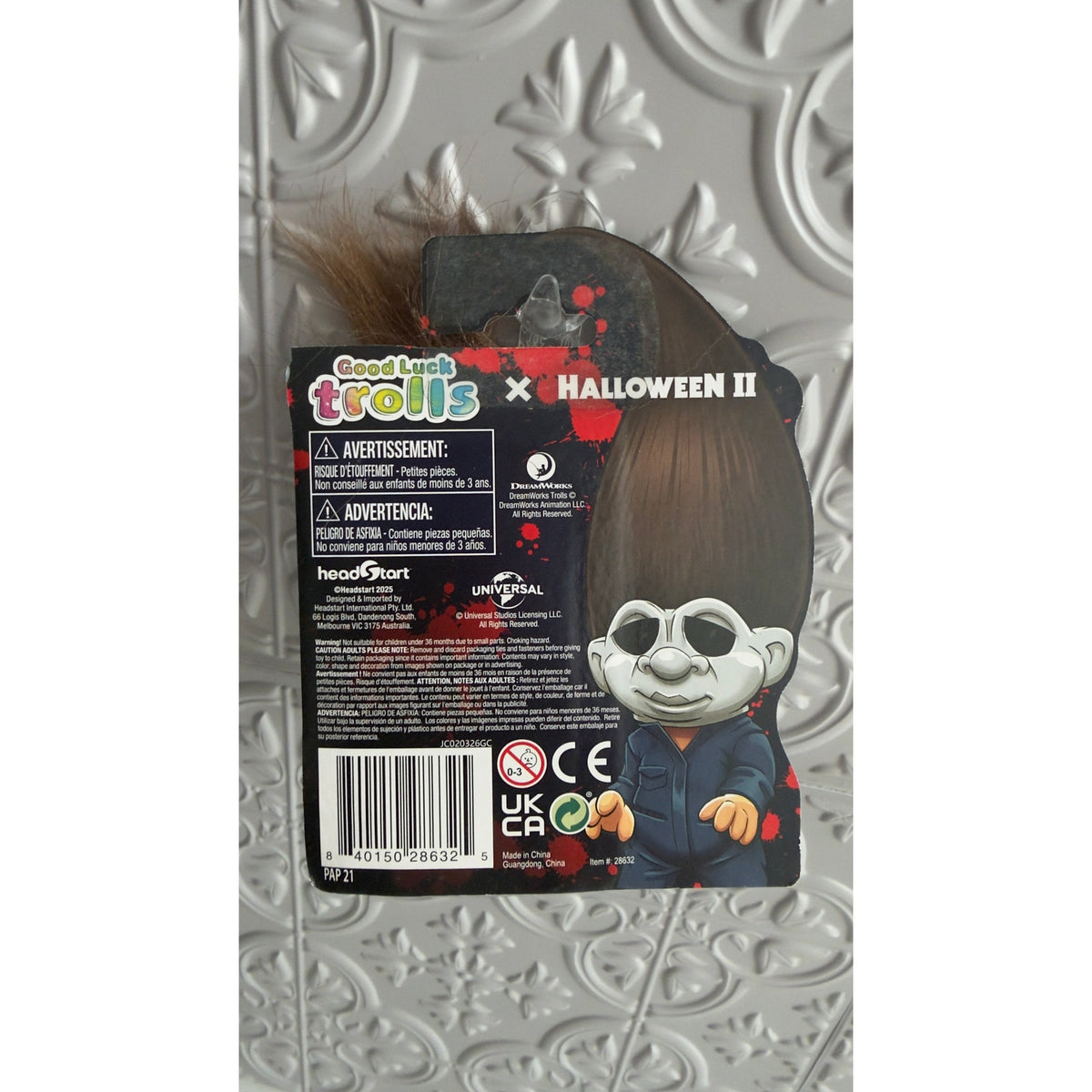 Good Luck Trolls x Halloween II Michael Myers Movie Icons Figure NEW