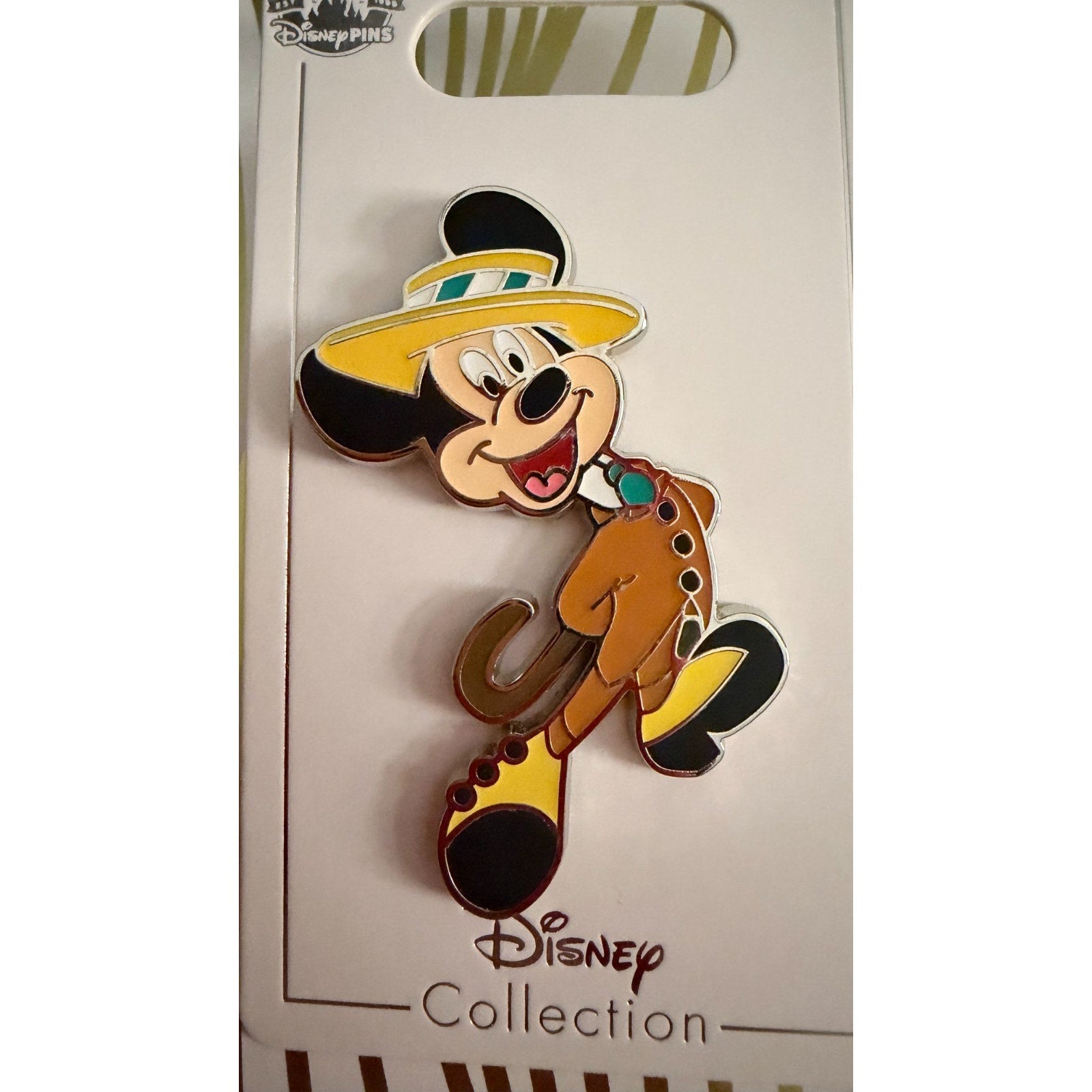 Disney Parks Minnie Mouse Glitter Polka Dot Bow Icon Pin - Brand New