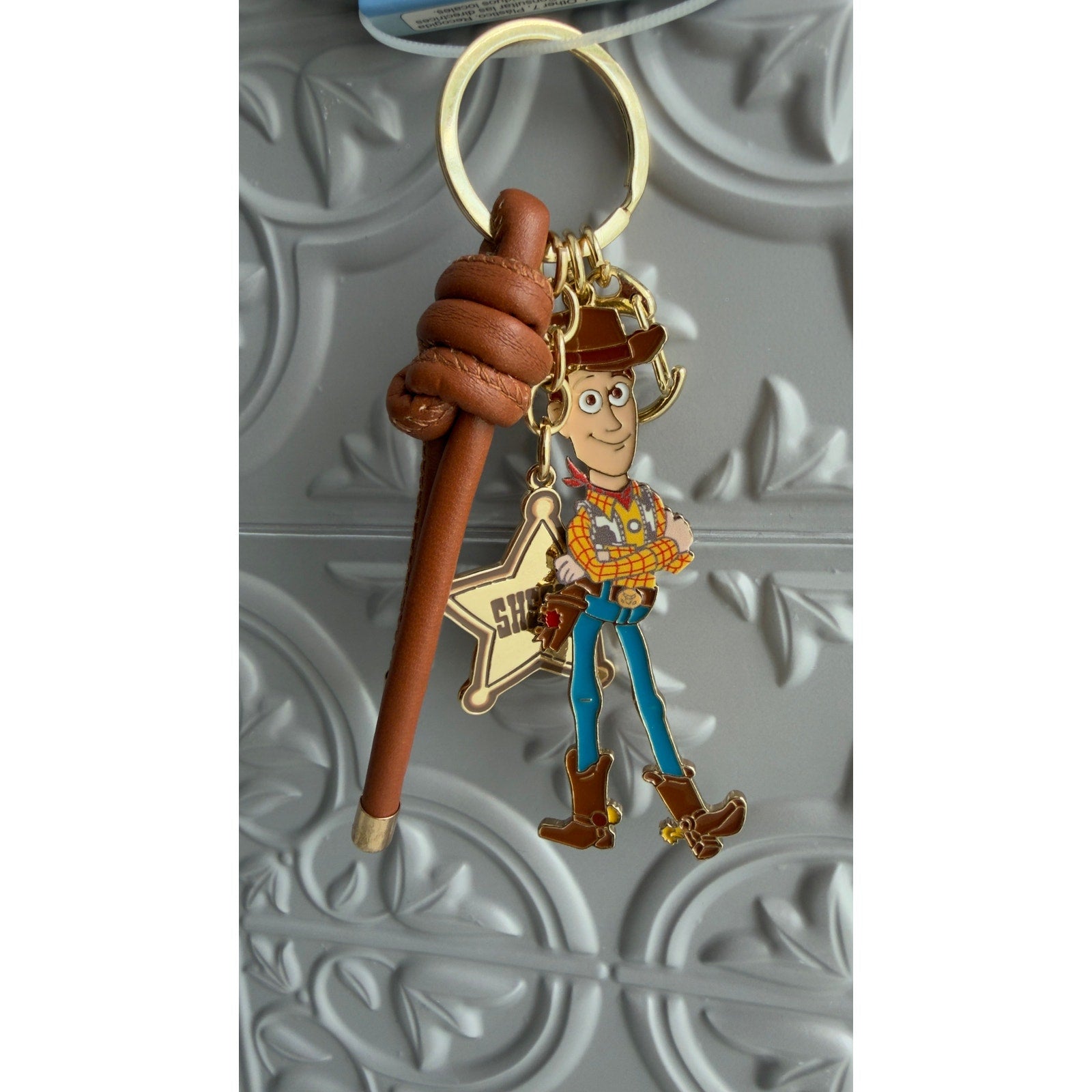 Disney x Primark Pixar Toy Story 5 Woody Keyring Keychain Sheriff Star NEW