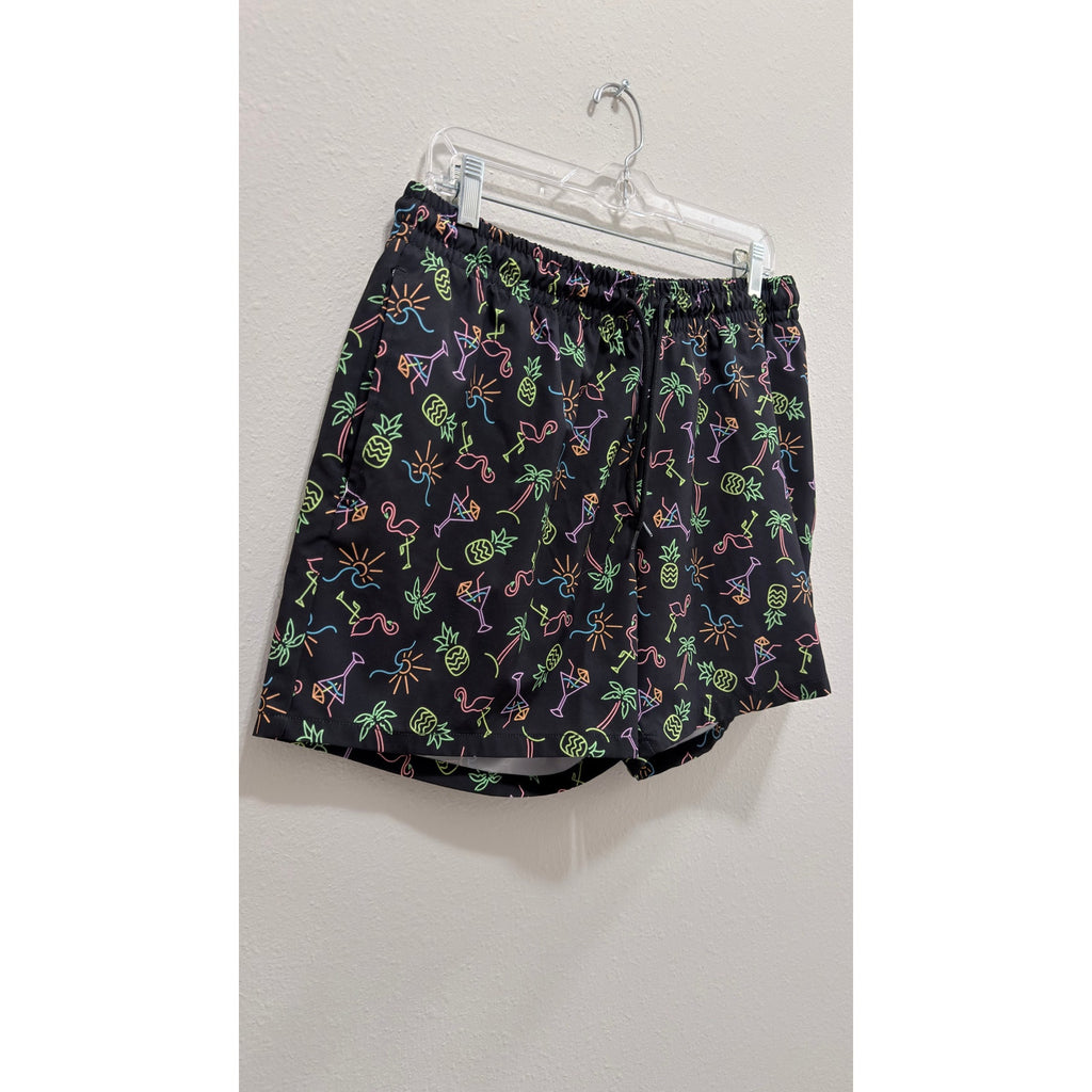 Cabana by Crown & Ivy Neon Party Swim Trunks – Men's Large Preowned