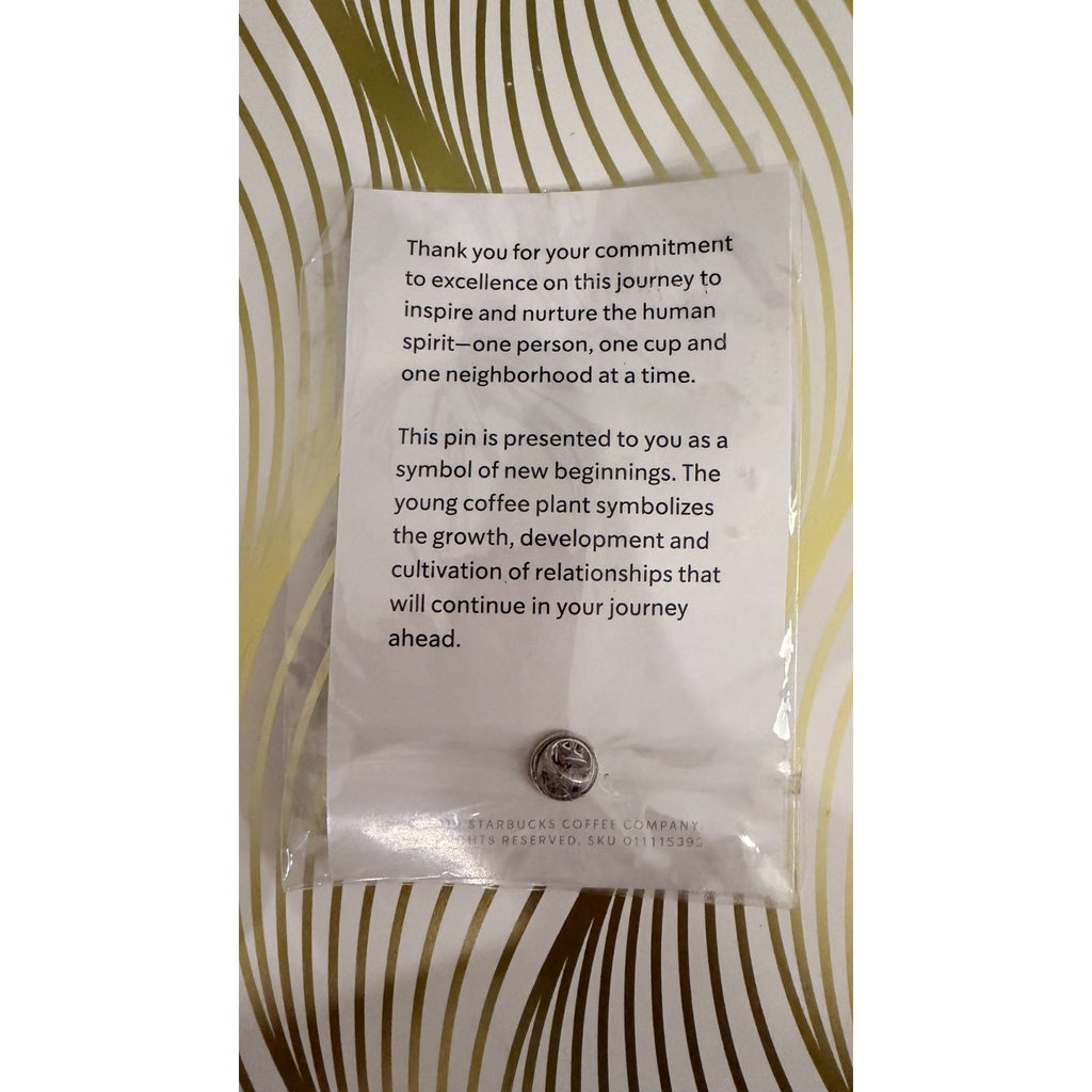 Starbucks Limited Edition Barista Basics "Coffee Plant" Enamel Pin – NWT
