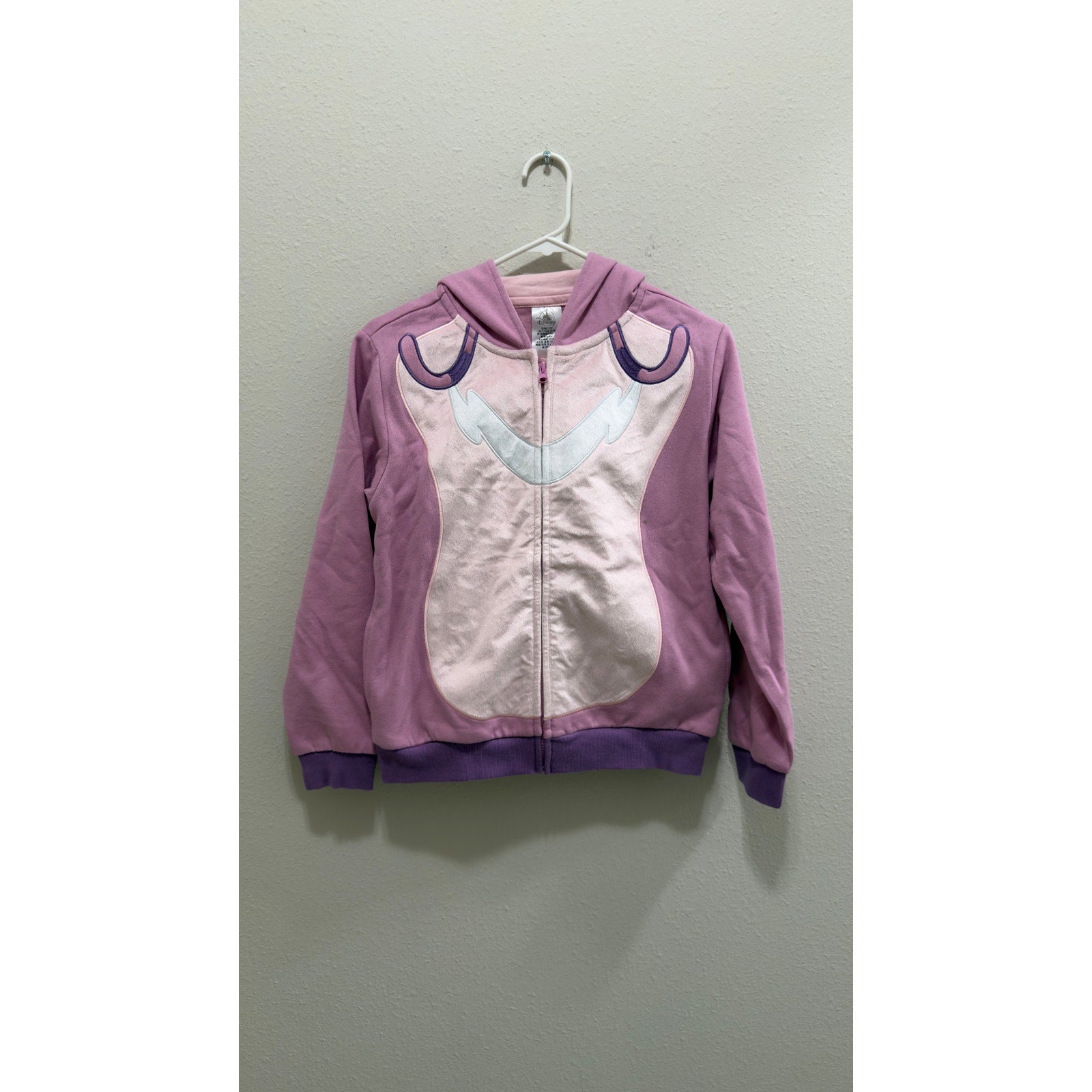 Disney Lilo & Stitch Youth Angel Costume Zip-Up Hoodie NWT Size 11/12