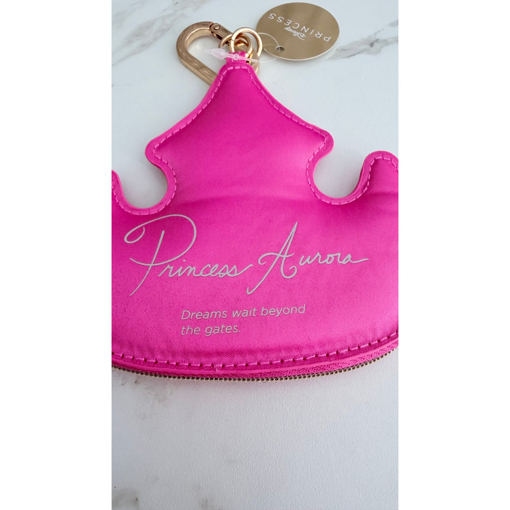Bath & Body Works Disney Princess Aurora Crown Coin Purse NWT