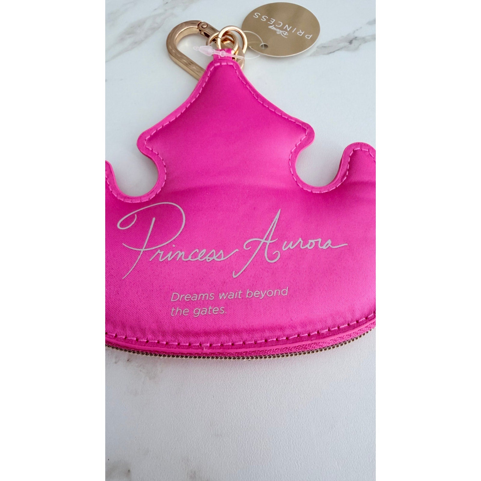 Bath & Body Works Disney Princess Aurora Crown Coin Purse NWT