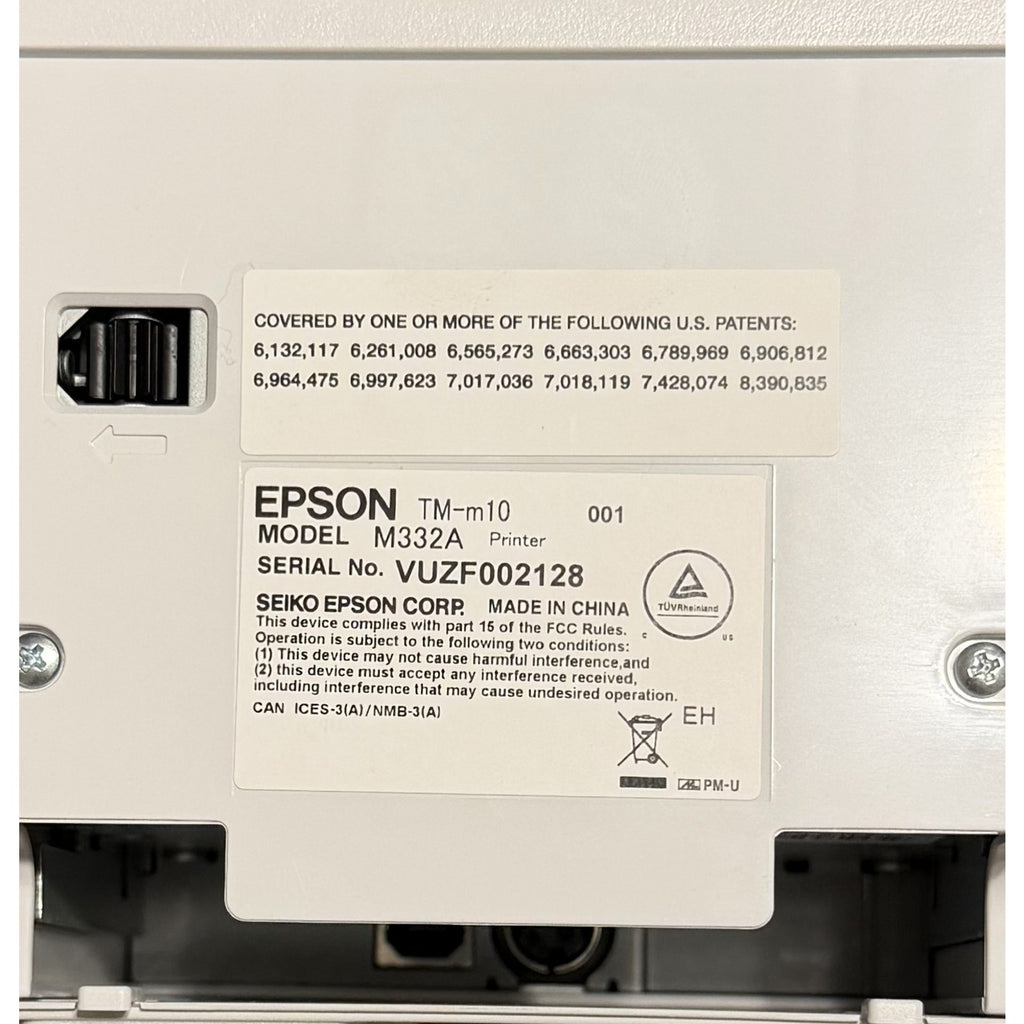 Epson TM-m10 M332A Compact 2" Thermal POS Receipt Printer w/ Power Supply