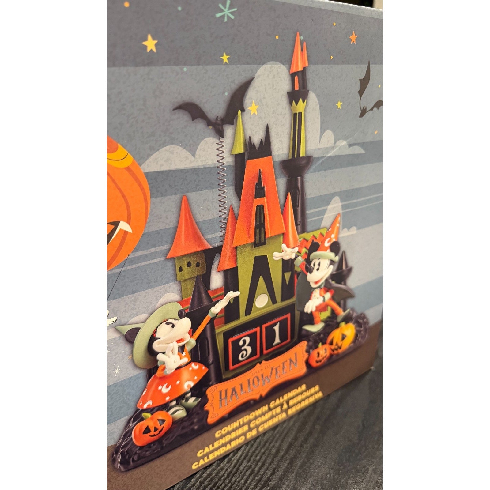 NEW 2025 Disney Resort Halloween Countdown Calendar Mickey Minnie Mouse Holiday