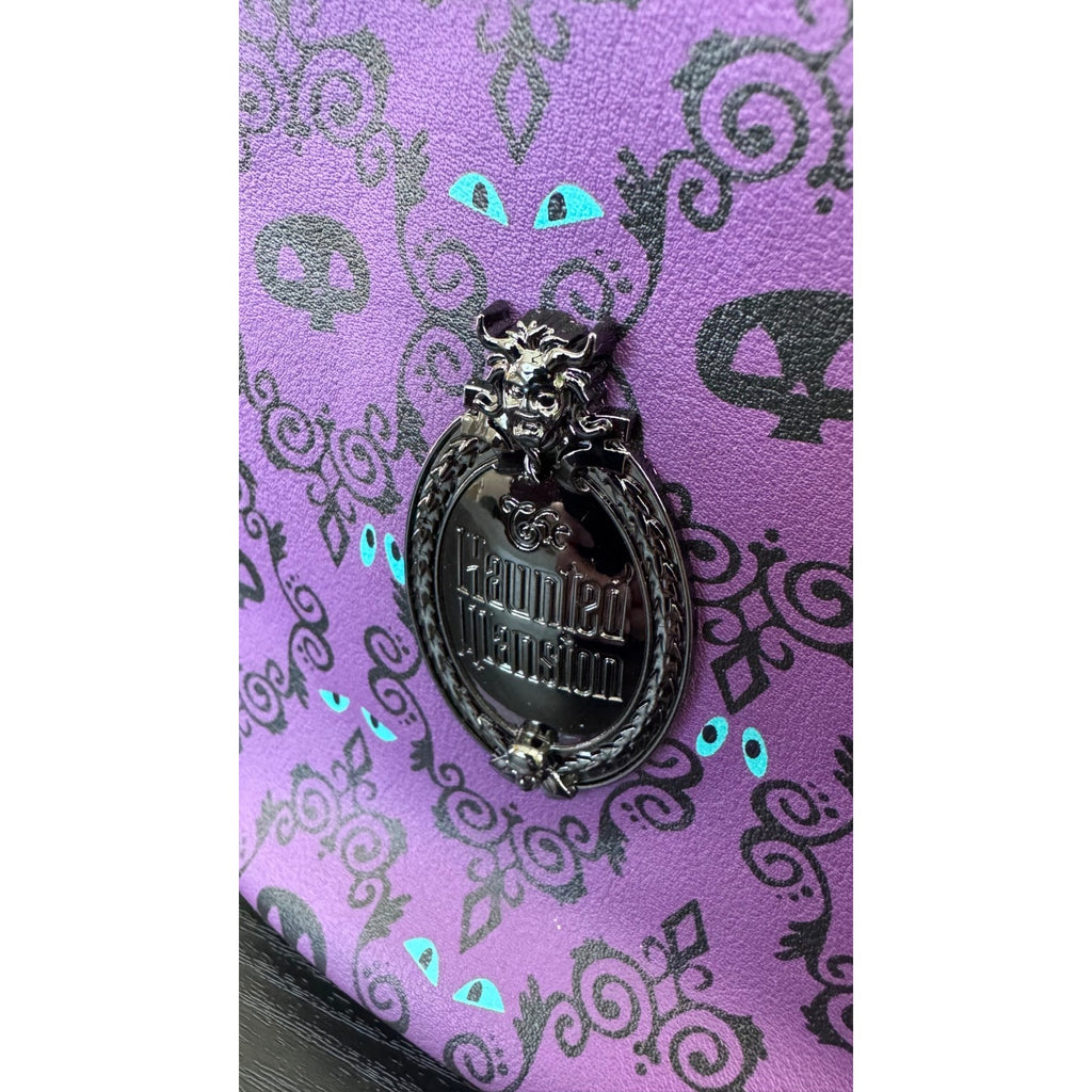 Disney x Loungefly Haunted Mansion Wallpaper GLOW IN THE DARK Bucket Bag