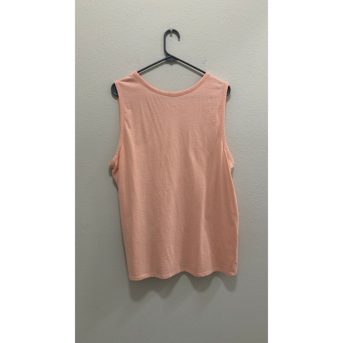 Goodfellow & Co Mens Peach Orange Sleeveless Tank Top Shirt Size Large L