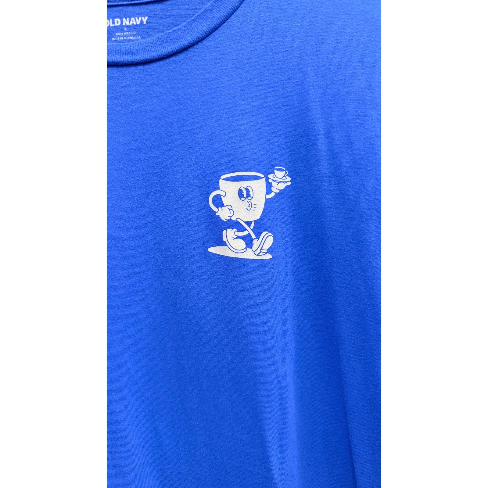 Old Navy "More Espresso, Less Depresso" Graphic Tee Adult Large Preowned