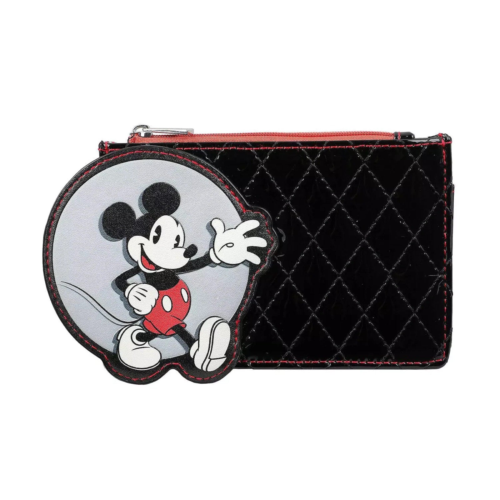 Bioworld Disney Mickey Mouse Character Zip Wallet NWT