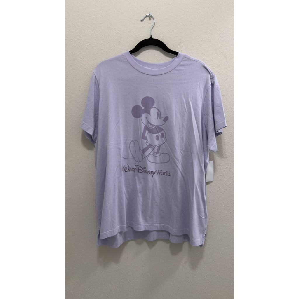 Disney Parks Lavender Classic Mickey Standing Tee - Women’s XL NWT
