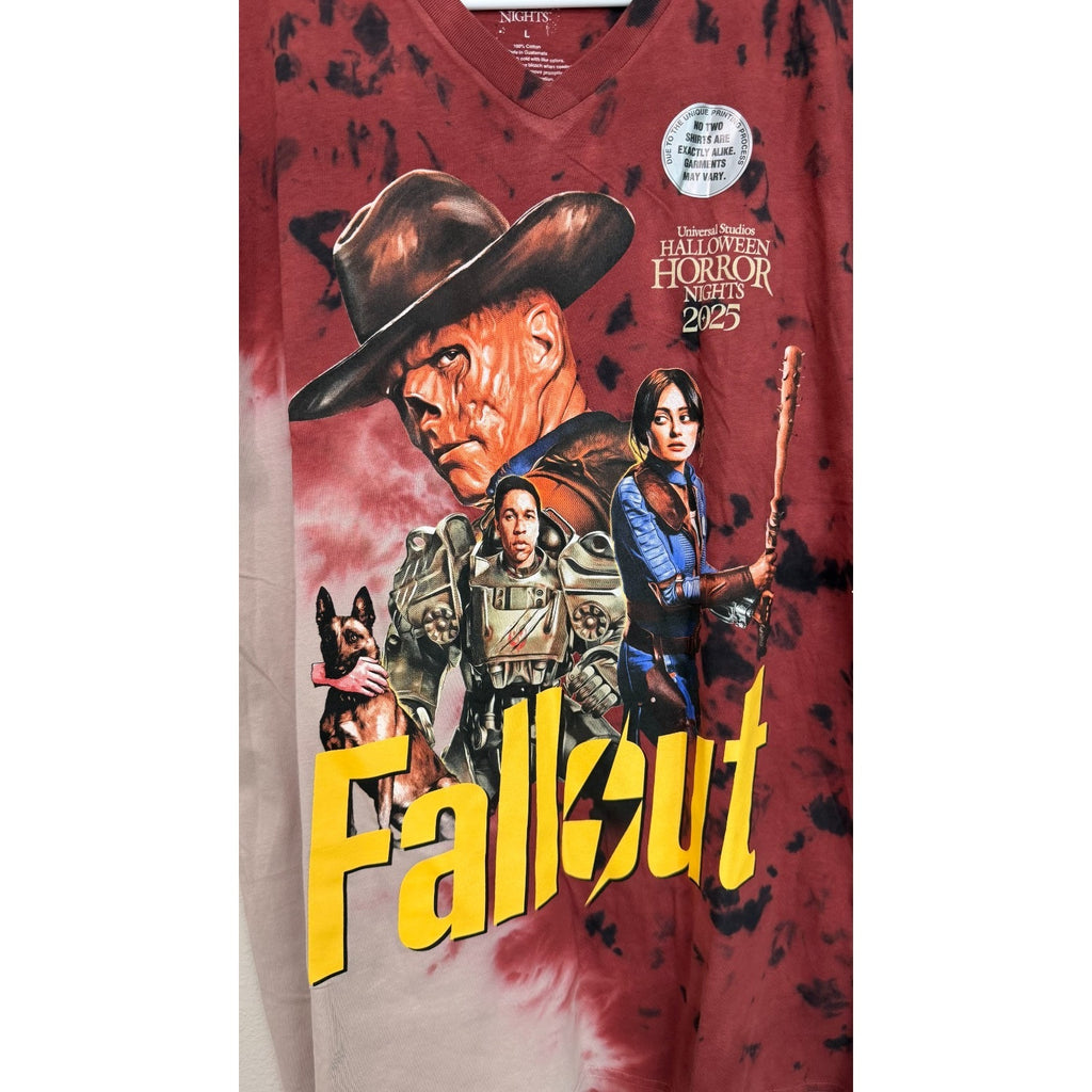 Universal HHN 2025 Fallout Ghoul, Lucy, Maximus T-Shirt - Adult Large NWT
