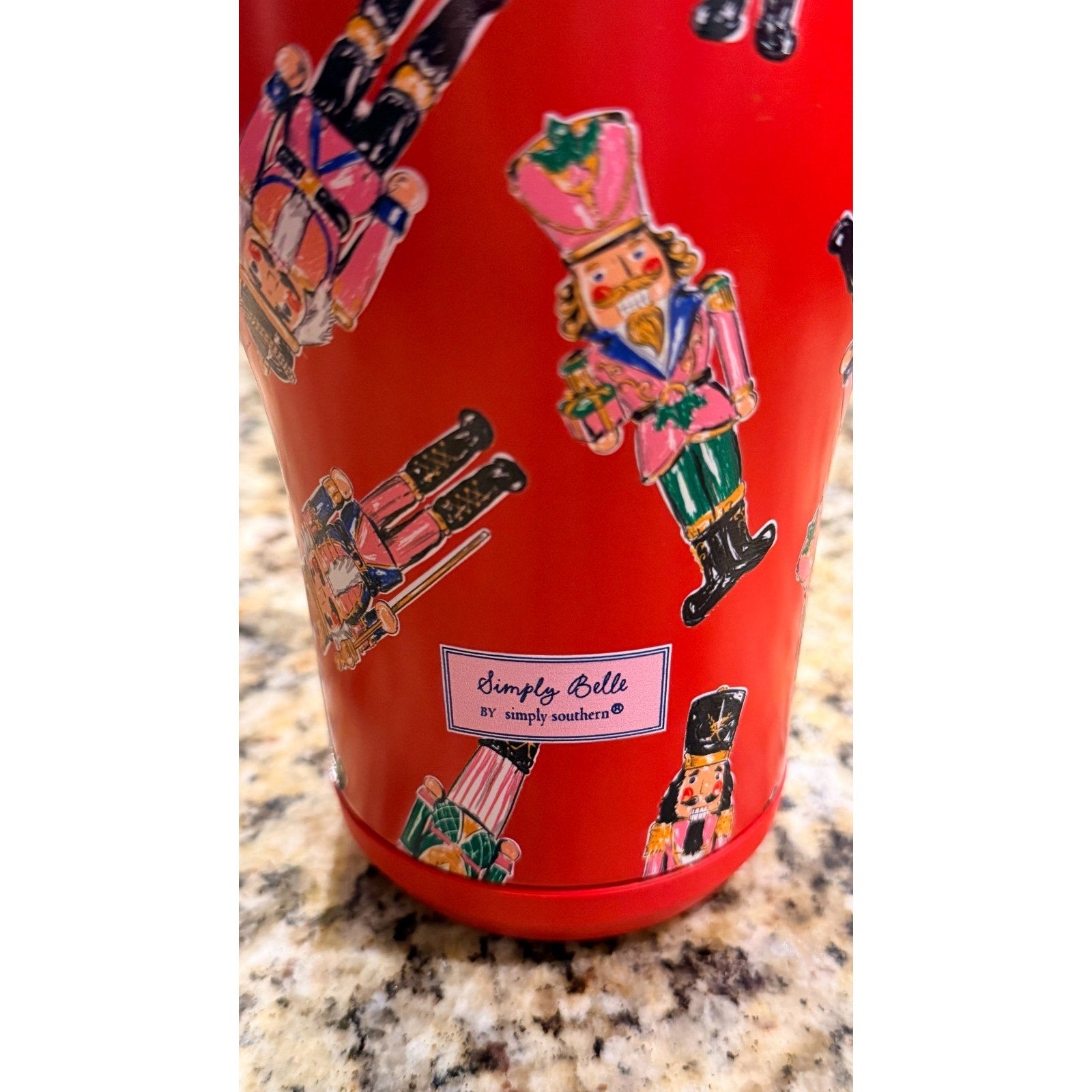 NWT Simply Belle "Holiday Nutcracker" Stainless Steel Tumbler — 40 oz