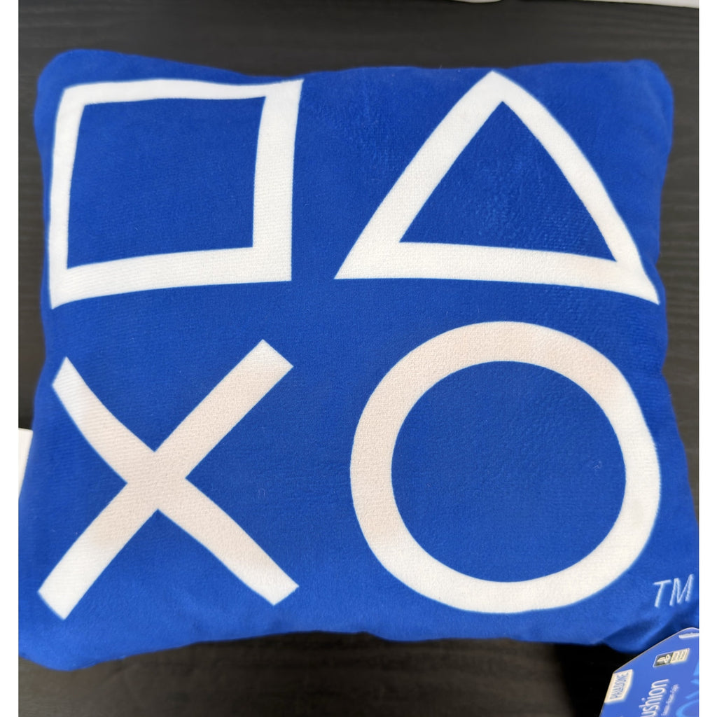 PlayStation Button Shapes Deluxe Plush Buddies Cushion NWT