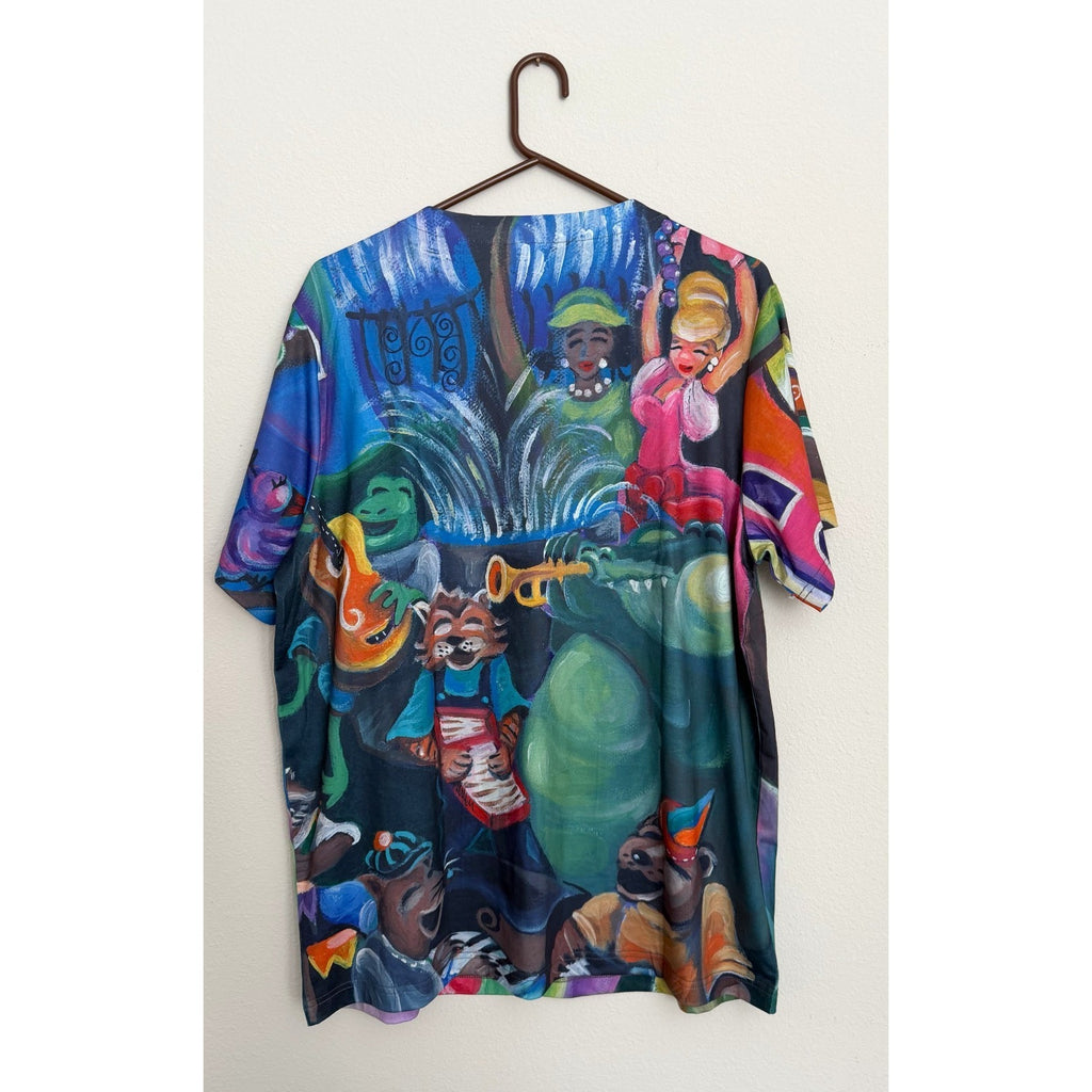 NEW Disney Parks Tiana's Bayou Adventure All-Over Print T-Shirt - Sharika Mahdi