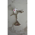 Disney Parks Space Mountain Tomorrowland Metal Keychain Bag Charm NWT