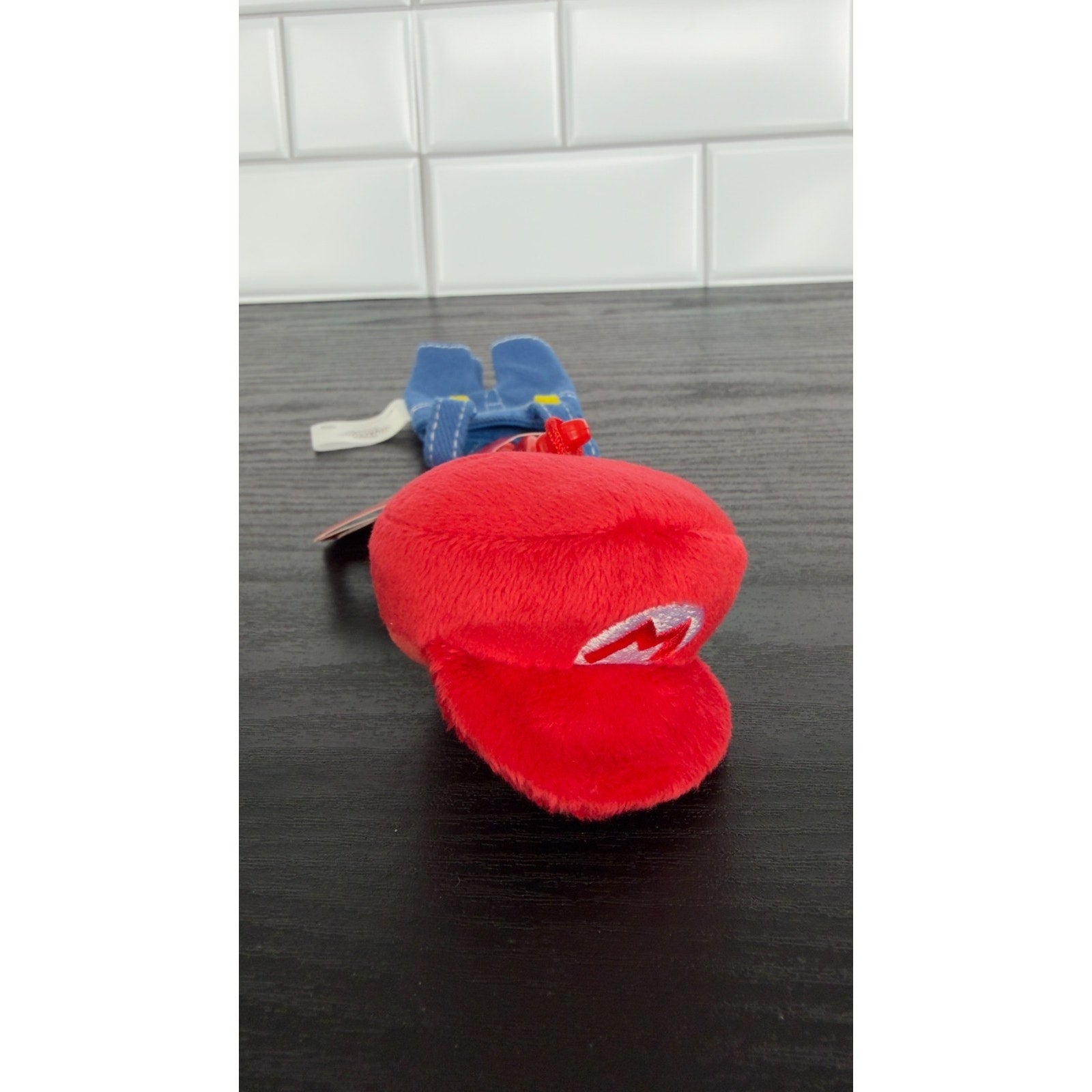 Universal Studios Super Nintendo World Mario Hat & Overalls Plush Keychain NEW