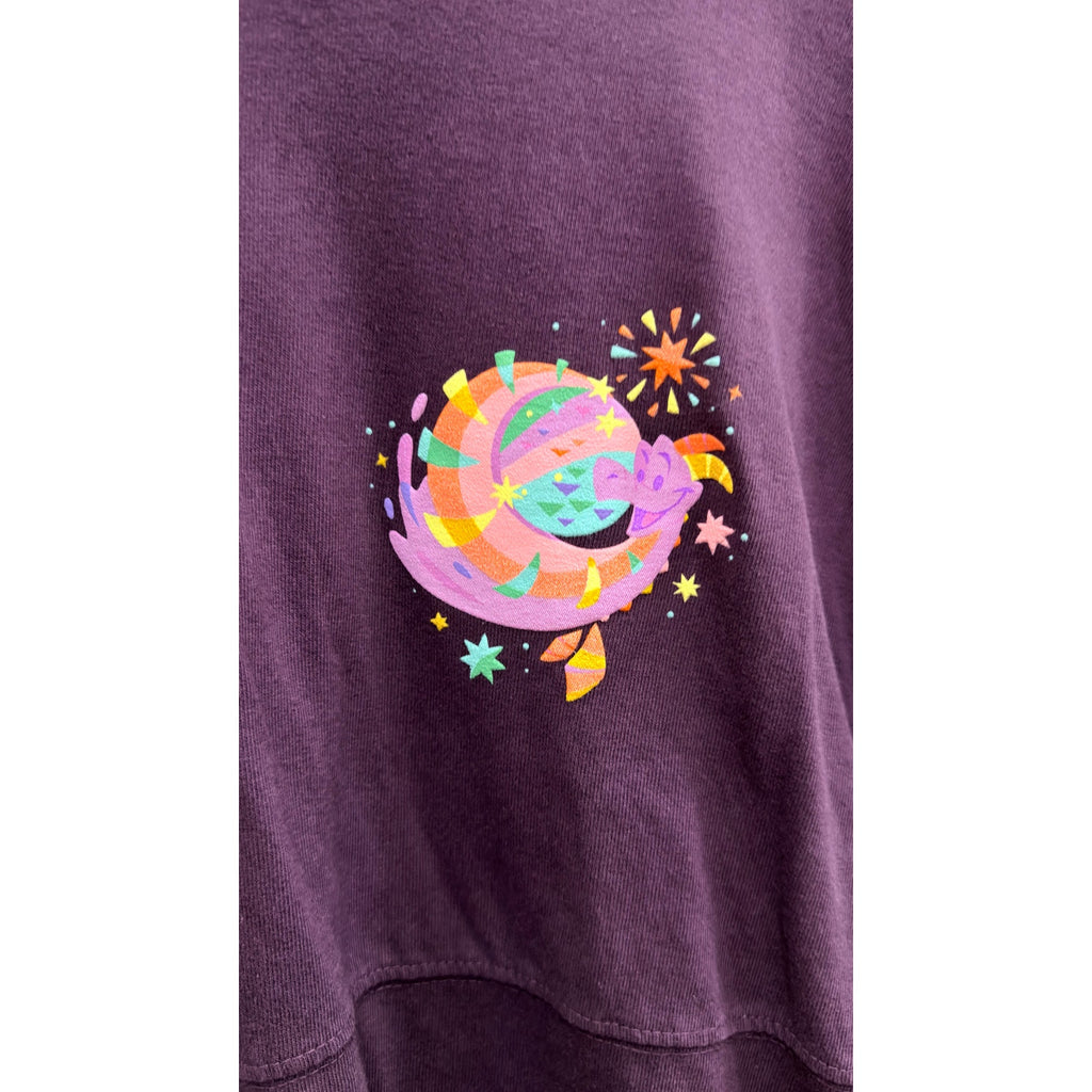 Disney 2025 Epcot Festival of the Arts Figment Purple Spirit Jersey Large NWT