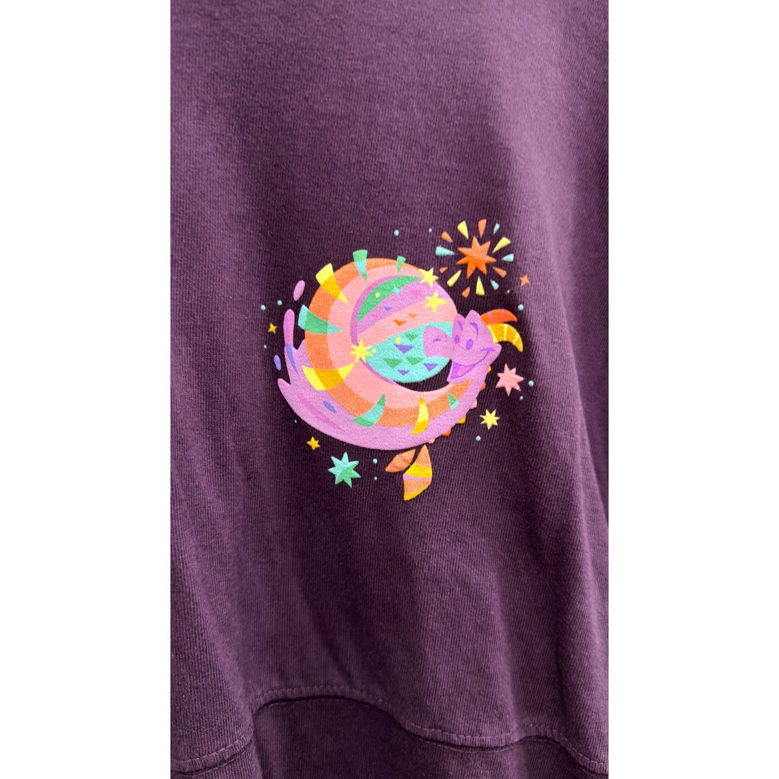 Disney 2025 Epcot Festival of the Arts Figment Purple Spirit Jersey Large NWT