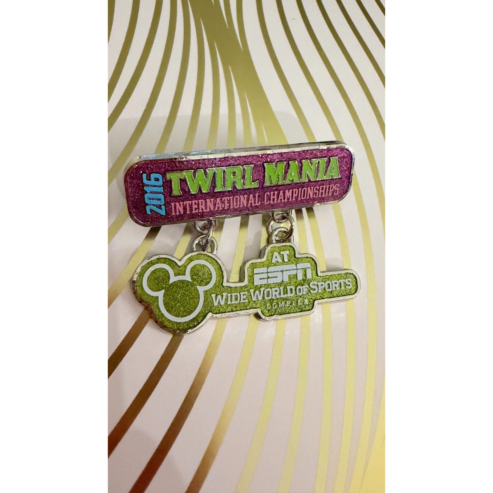 Disney Parks 2016 Twirl Mania Championships Pin