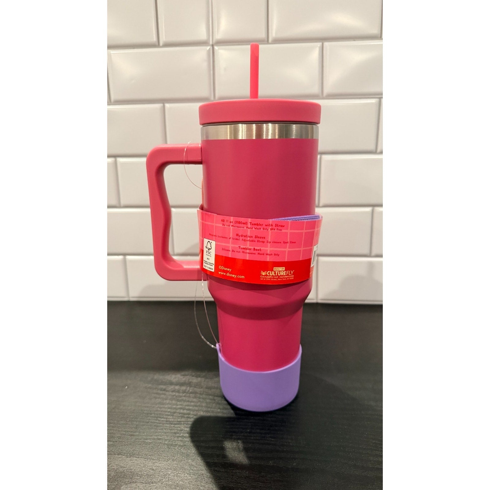 2026 Valentine's Day JACK SKELLINGTON & SALLY 40oz Tumbler Hydration Bundle Boot