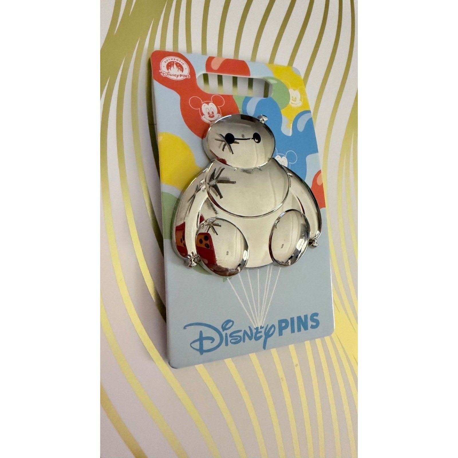 NEW Disney Parks Big Hero 6 Baymax Balloon Pin