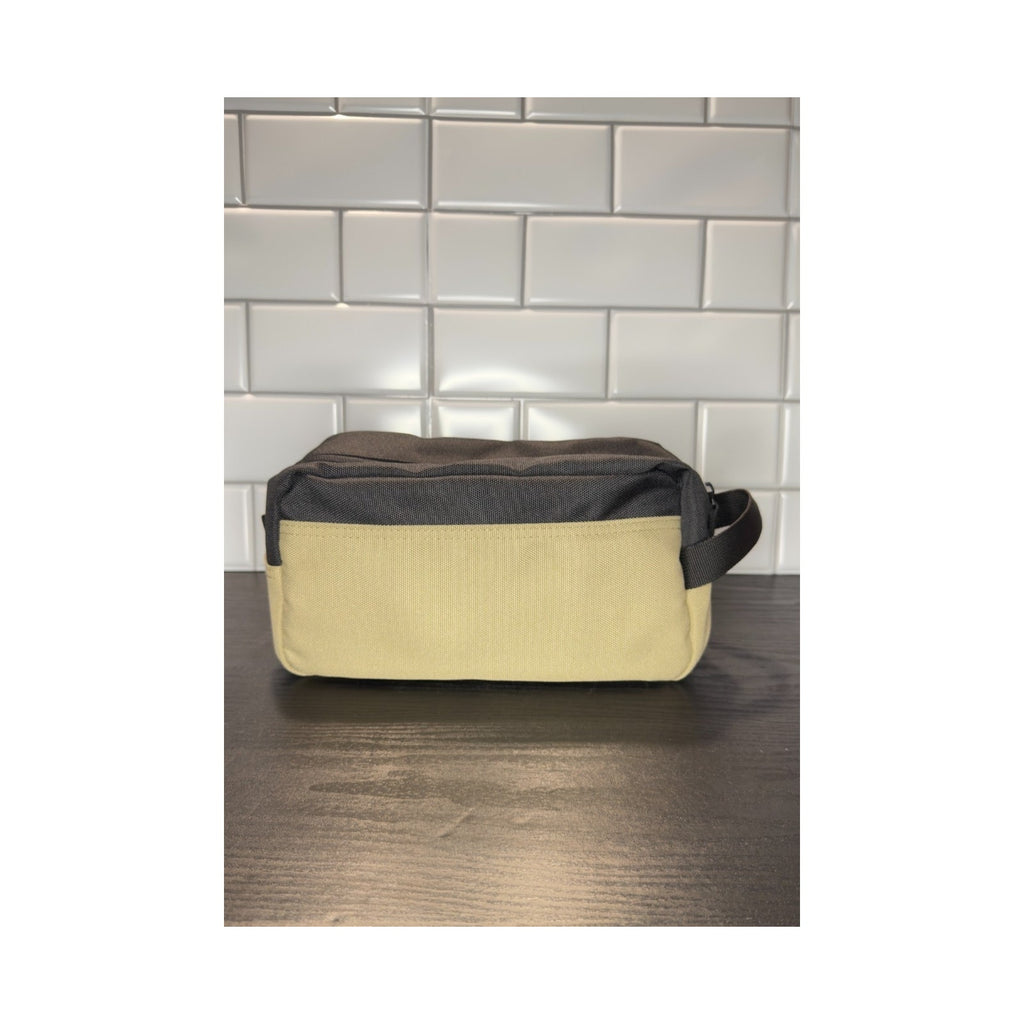 Hurley Men's Toiletry Bag Travel Bag With Zipper Side Pocket Heather Gray NWT