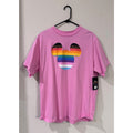 Disney Pride Mickey Mouse Icon T-Shirt XL Pink Intersectional Flag Tee NWT