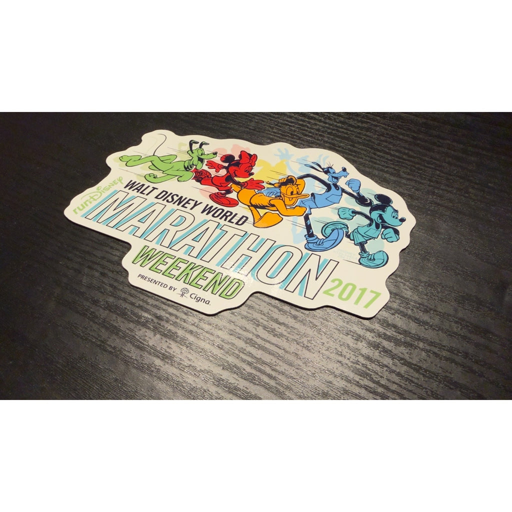 Disney Parks Walt Disney World Marathon Weekend 2017 Car Magnet NWOT