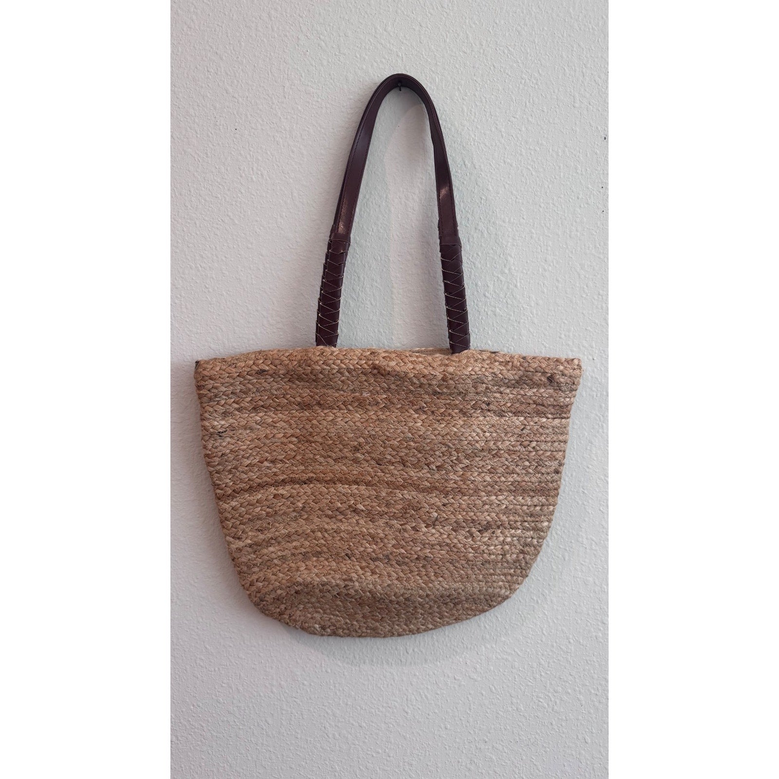 Disney Avatar: The Way of Water Beach Tote Jute Bag Woven Satchel NWT