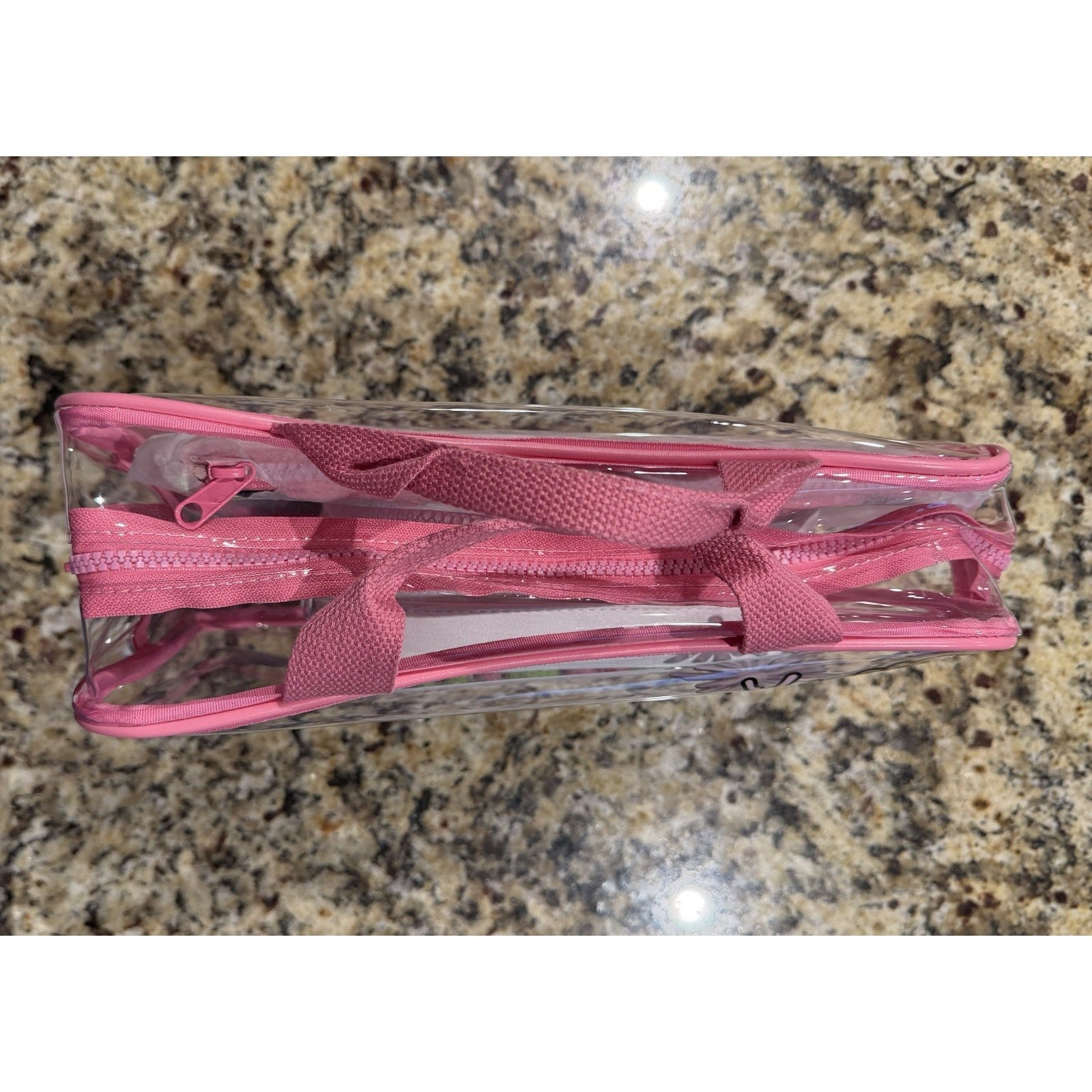 NEW Wicked Musical 3-Piece Cosmetic Bag Set - Clear & Pink