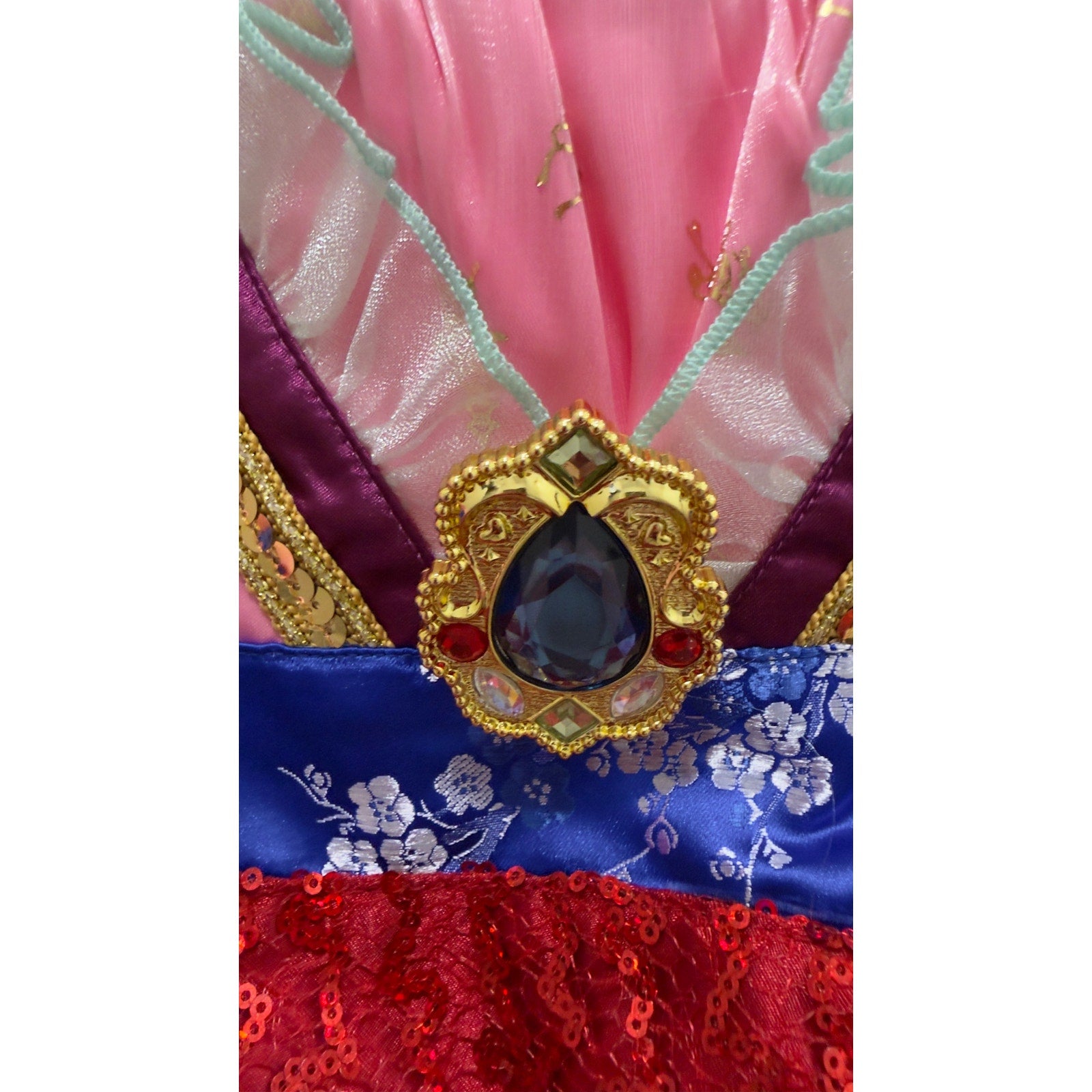 Disney Parks Mulan Princess Youth Costume NWT Size 9/10