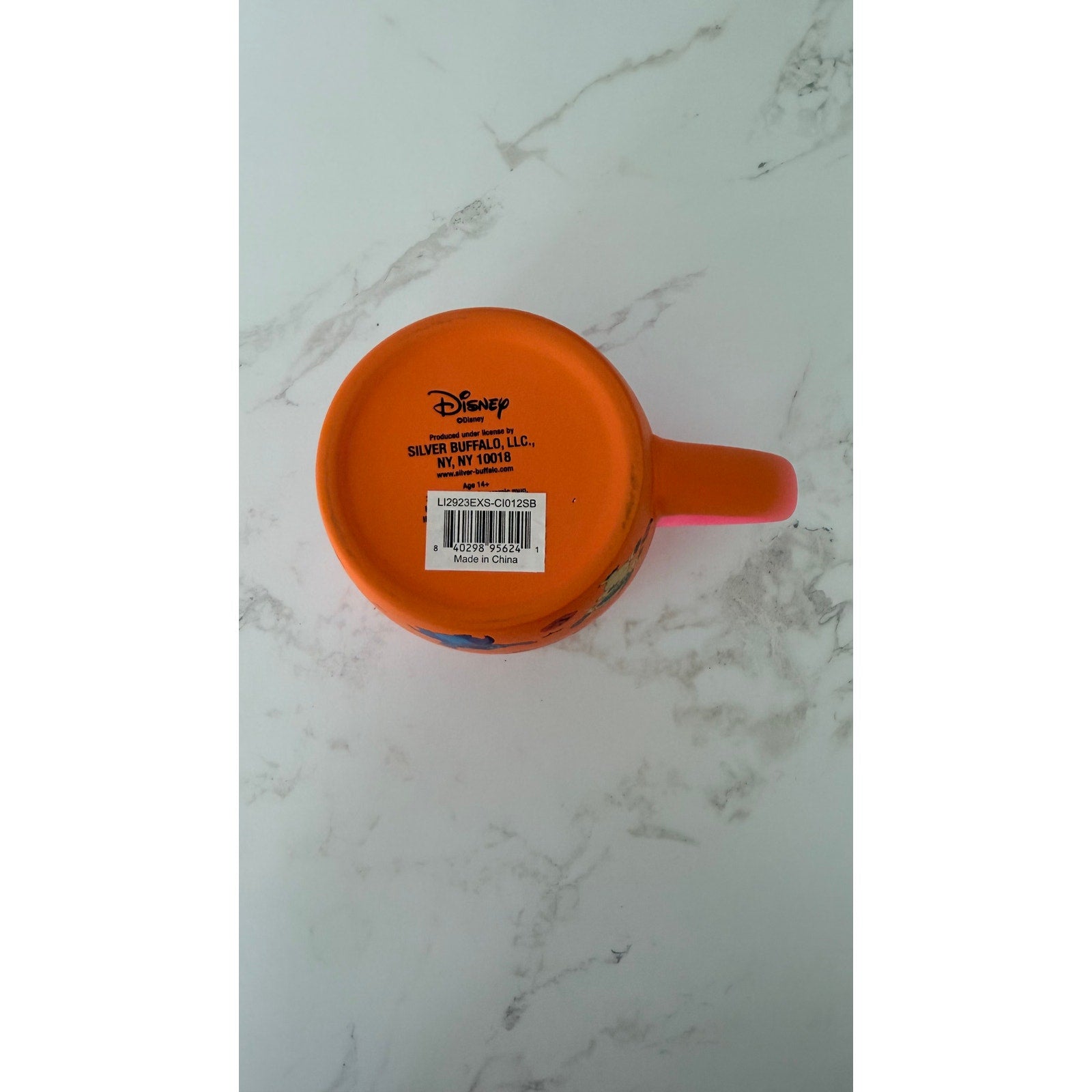 Disney Stitch Halloween Trick or Treat Ombre Soft Touch Cerami Mug 25oz NWT