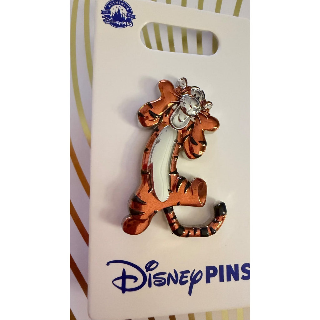 NEW Disney Parks Tigger 3D Sculpted Metallic Pin