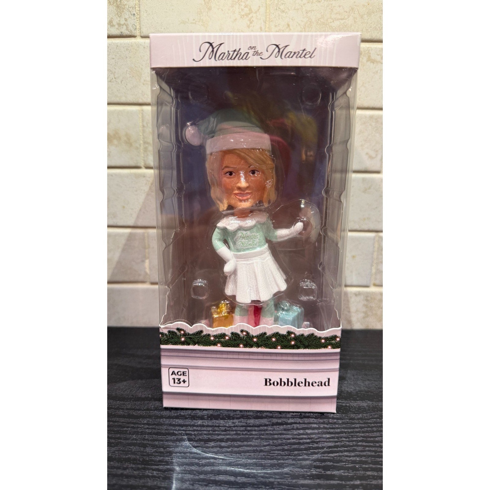 Martha Stewart "Martha on the Mantel" 2025 Holiday Bobblehead – NEW
