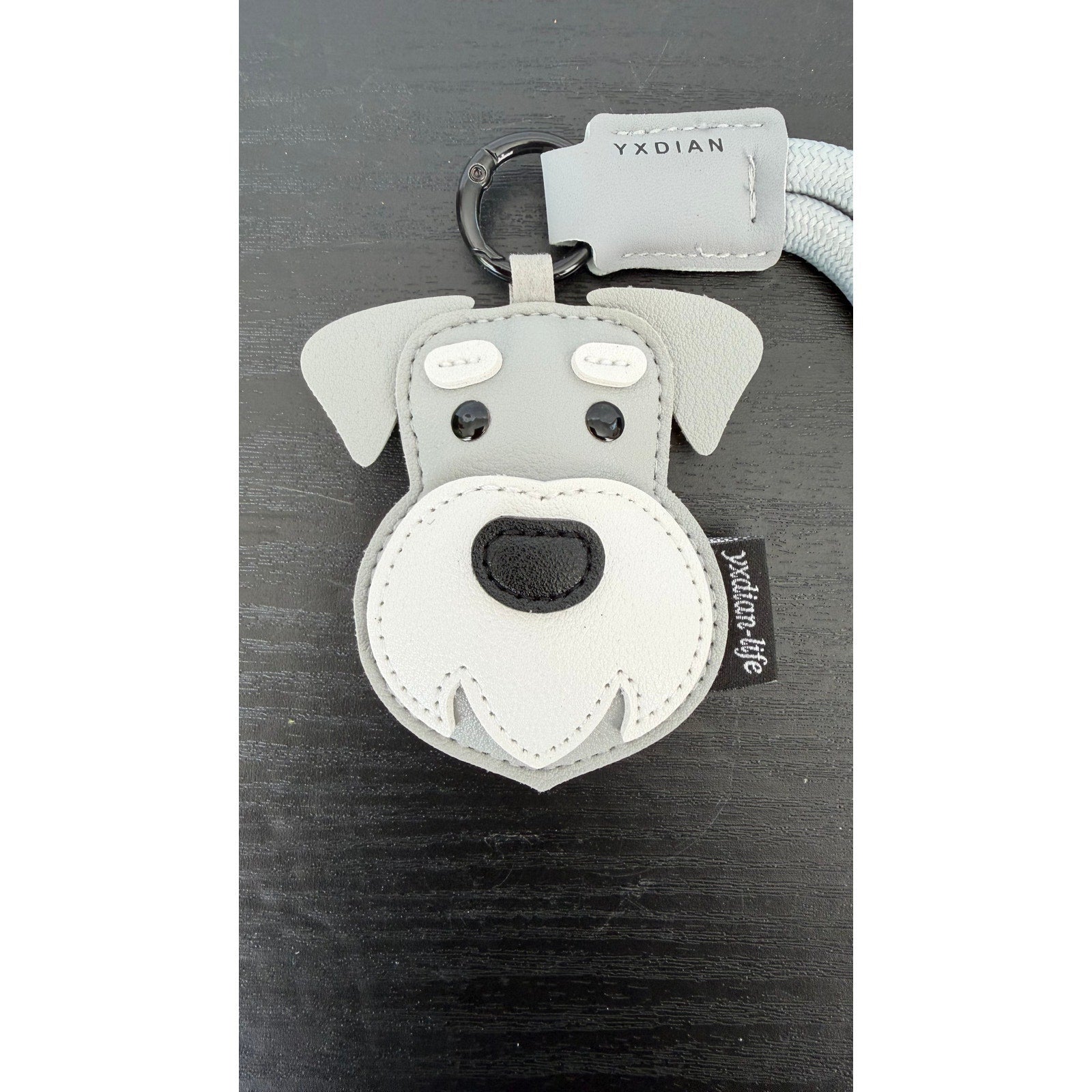 Cartoon Creative Summer Pet Series Schnauzer Keychain – NEW