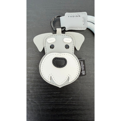 Cartoon Creative Summer Pet Series Schnauzer Keychain – NEW