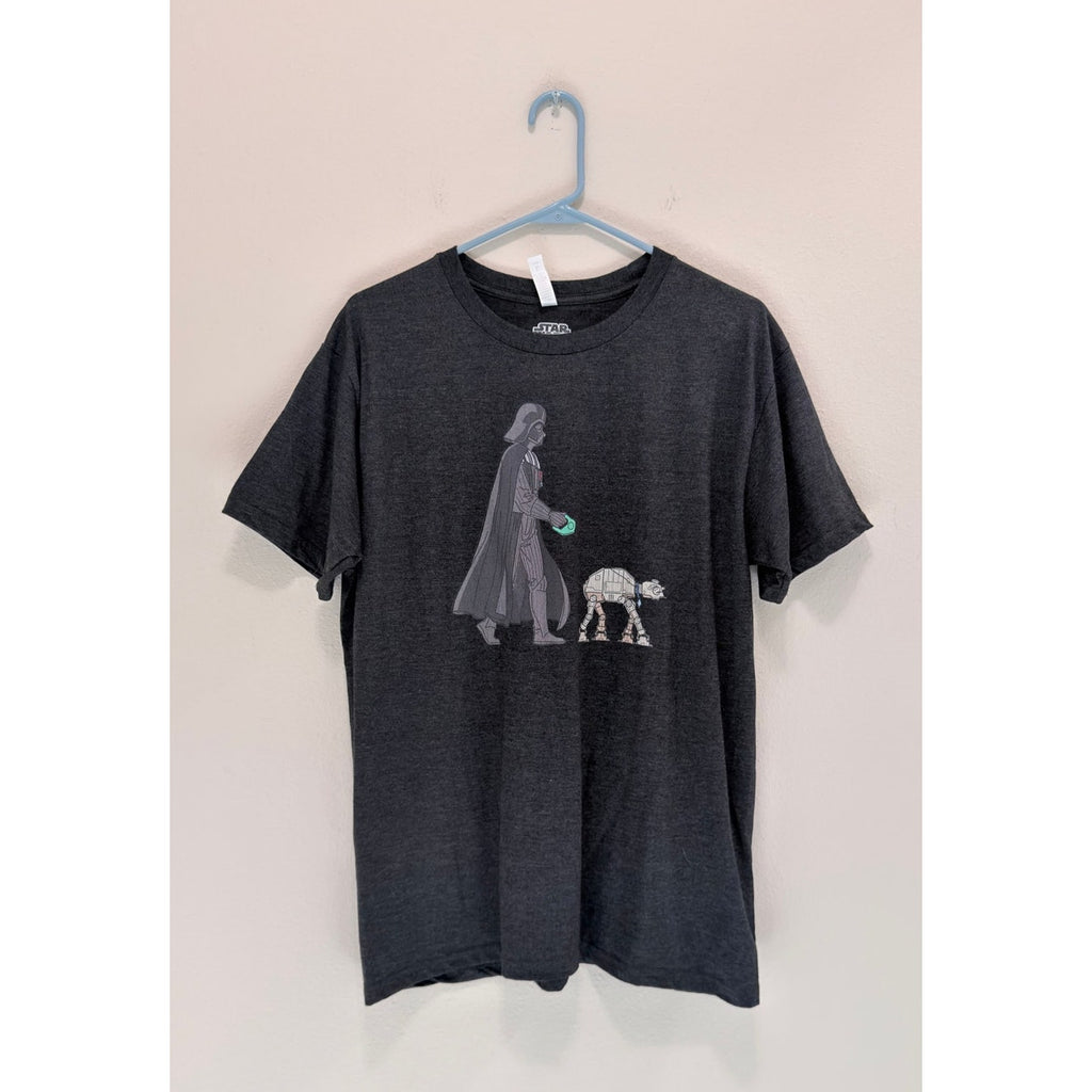 Disney Store Star Wars Darth Vader & AT-AT Graphic Tee – Large – NWT