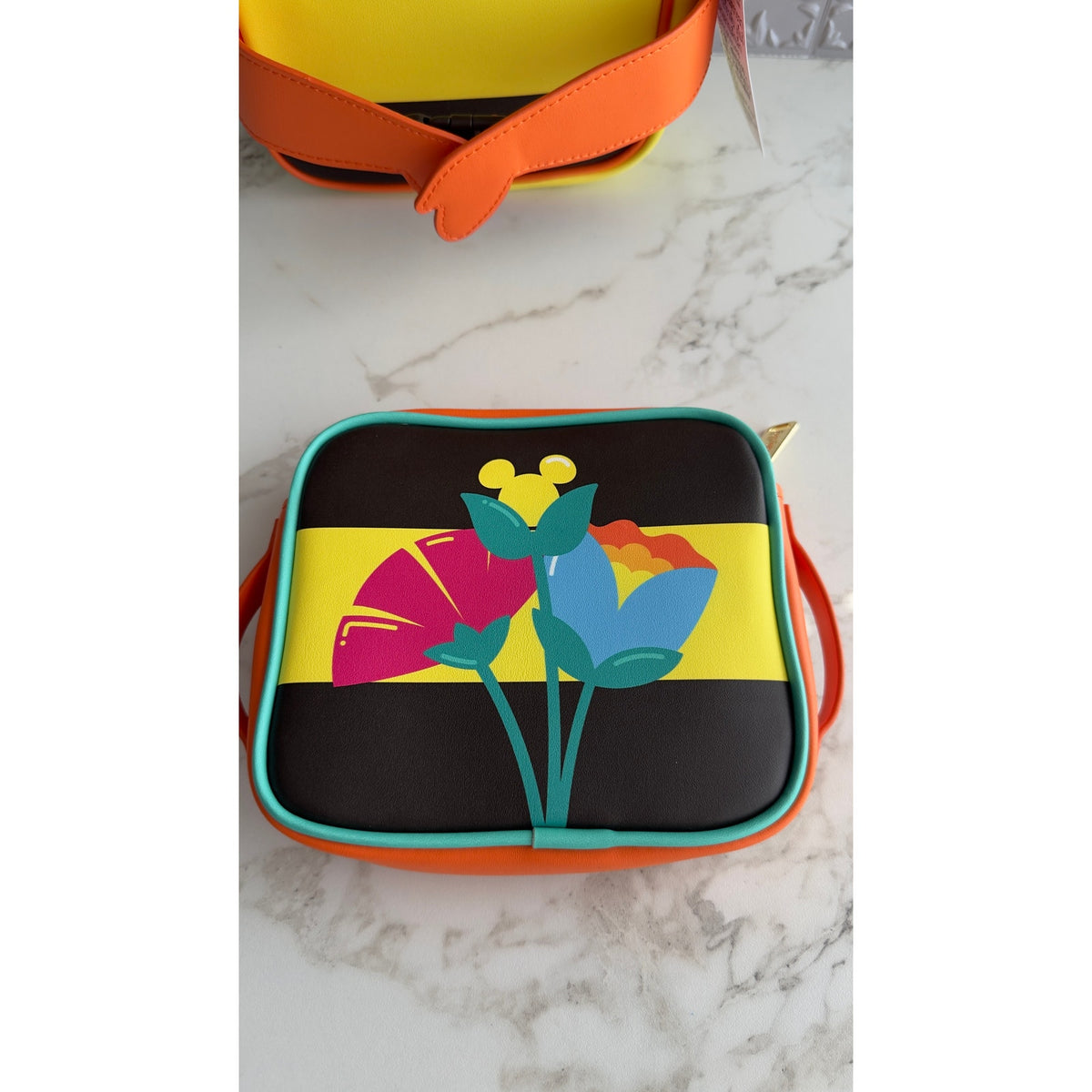 Disney Loungefly Spike the Bee EPCOT Flower & Garden 2026 Crossbody Bag NWT
