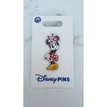 Disney Parks Minnie Mouse Floating Hearts Glitter Pin