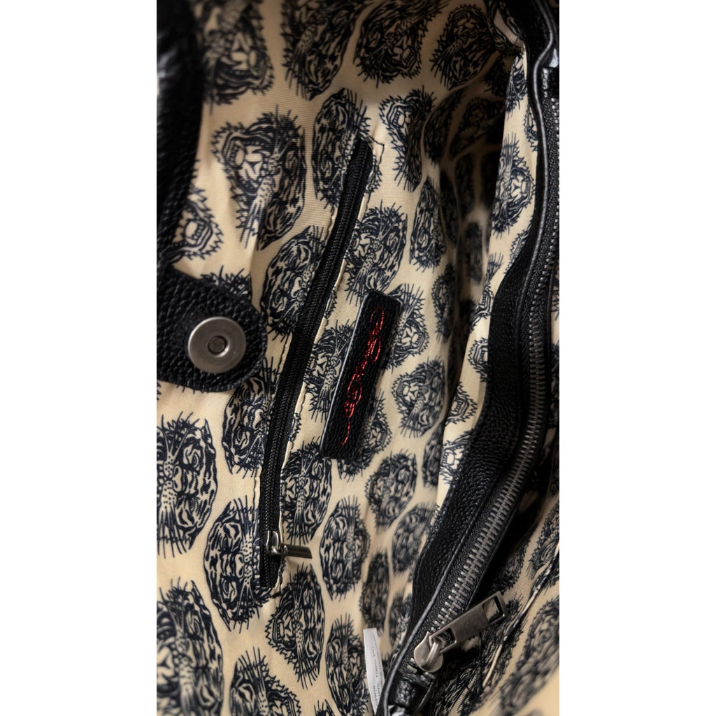 NWT Ed Hardy Pink Skull & Floral Tote Bag with Matching Umbrella Set