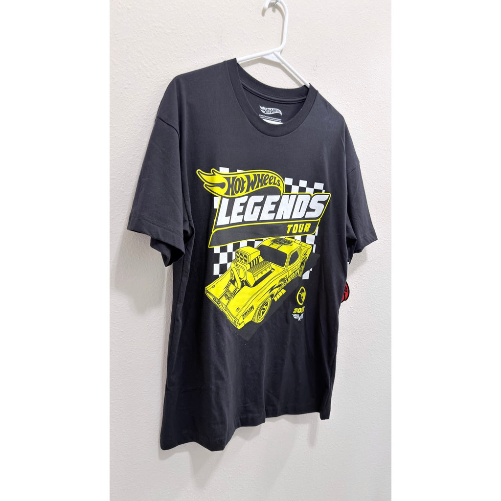 Hot Wheels Legends Tour 2025 Graphic T-Shirt Unisex Large Black NWT