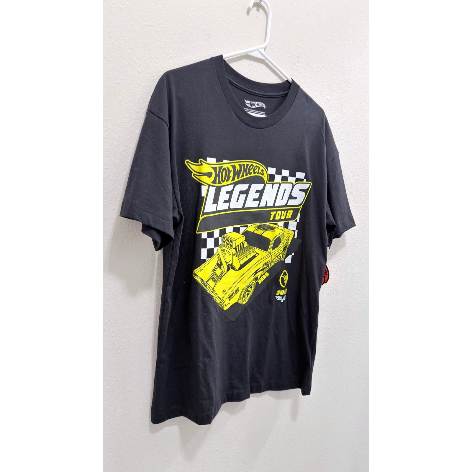 Hot Wheels Legends Tour 2025 Graphic T-Shirt Unisex Large Black NWT