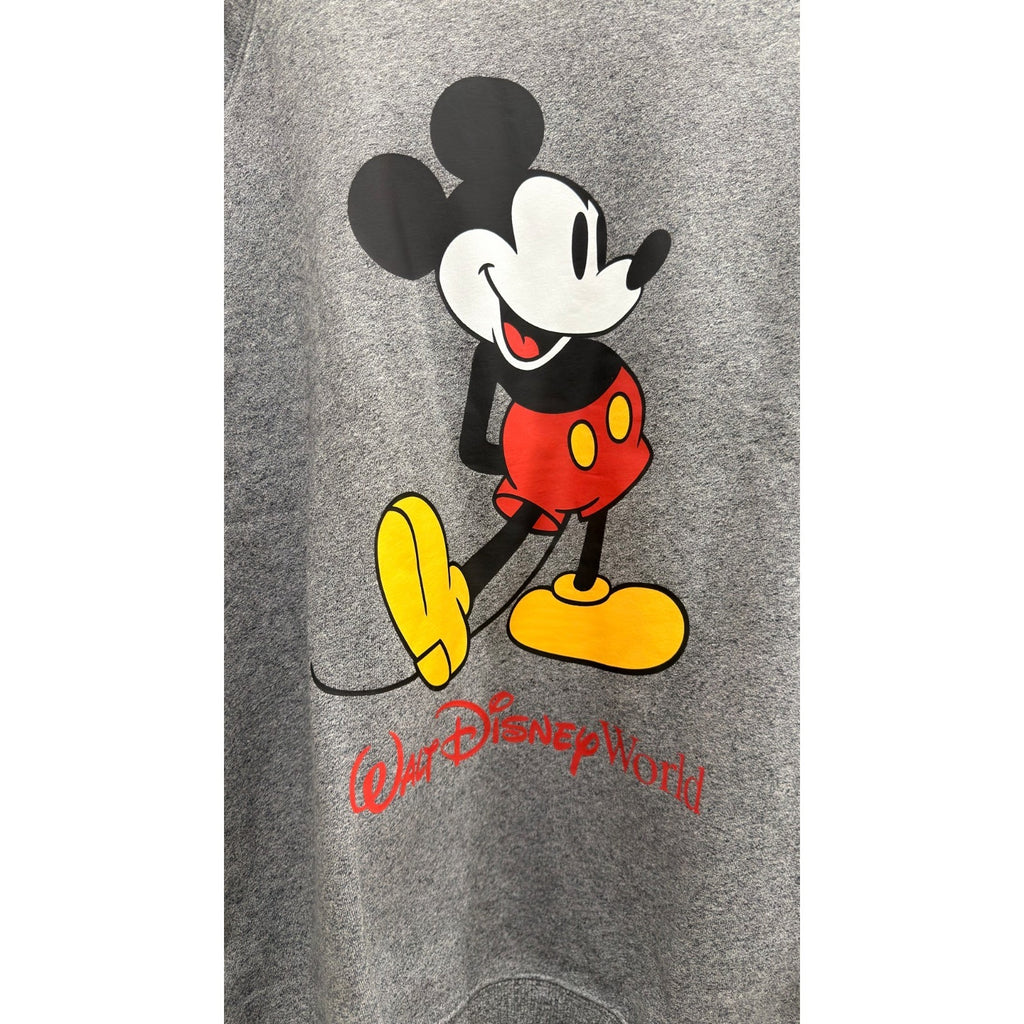 NWT Walt DisneyWorld Classic Mickey Mouse Gray sweatshirt pullover Large